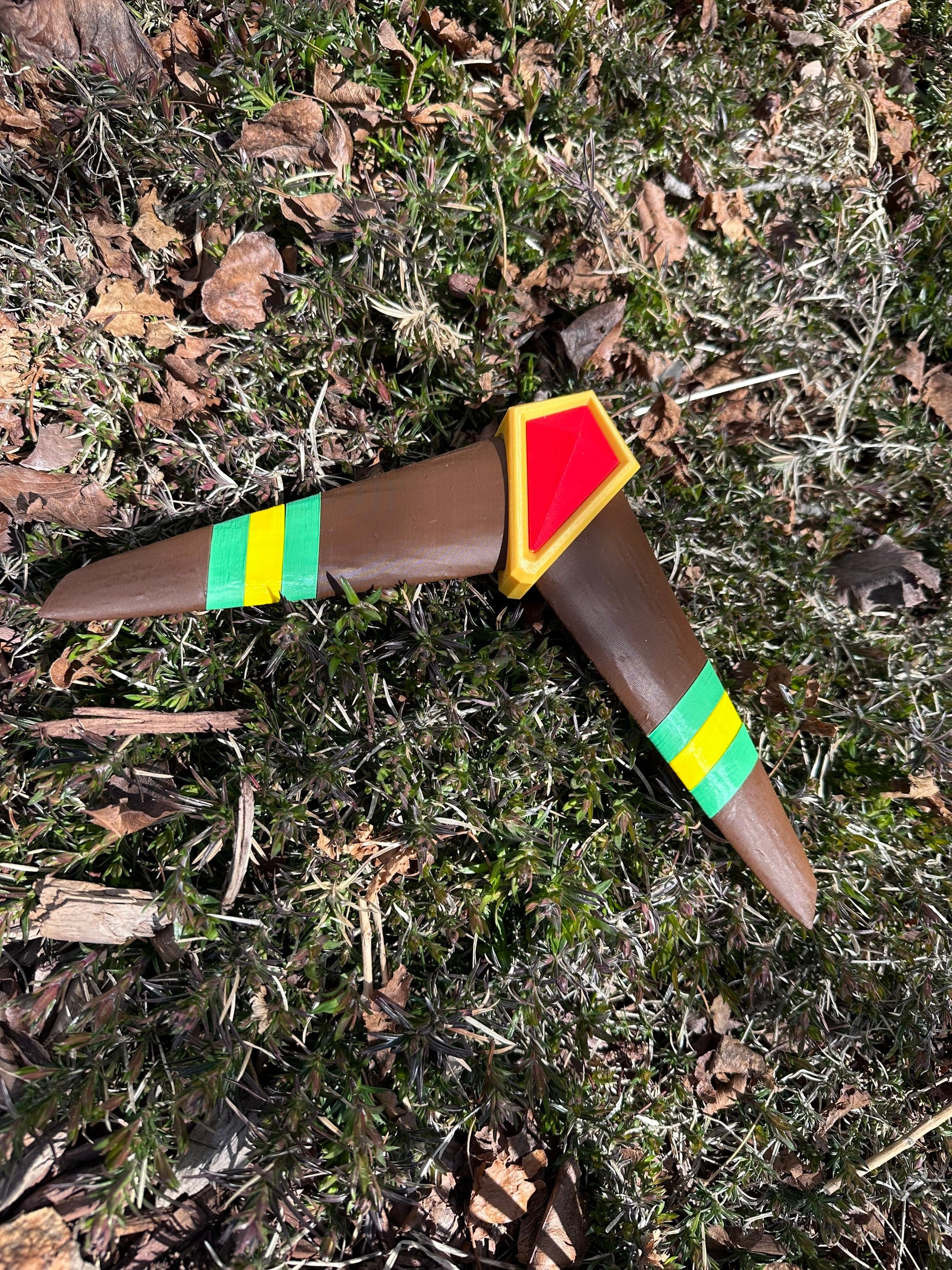 Boomerang | Ocarina of Time | 3D Printed | In Color | Zelda Cosplay and Costume