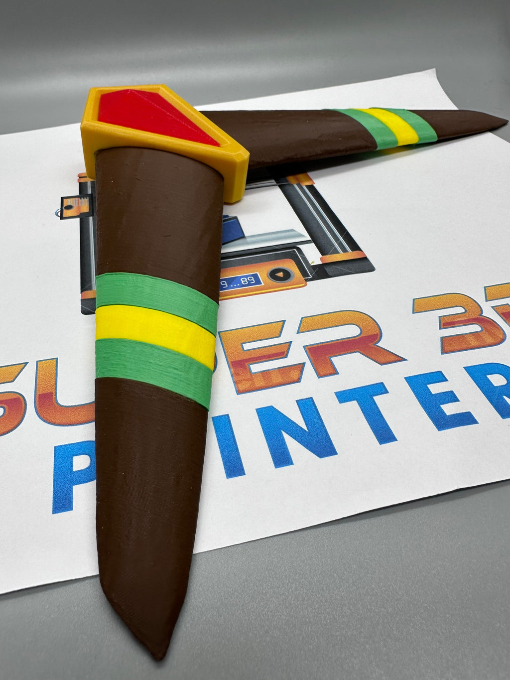 Boomerang | Ocarina of Time | 3D Printed | In Color | Zelda Cosplay and Costume