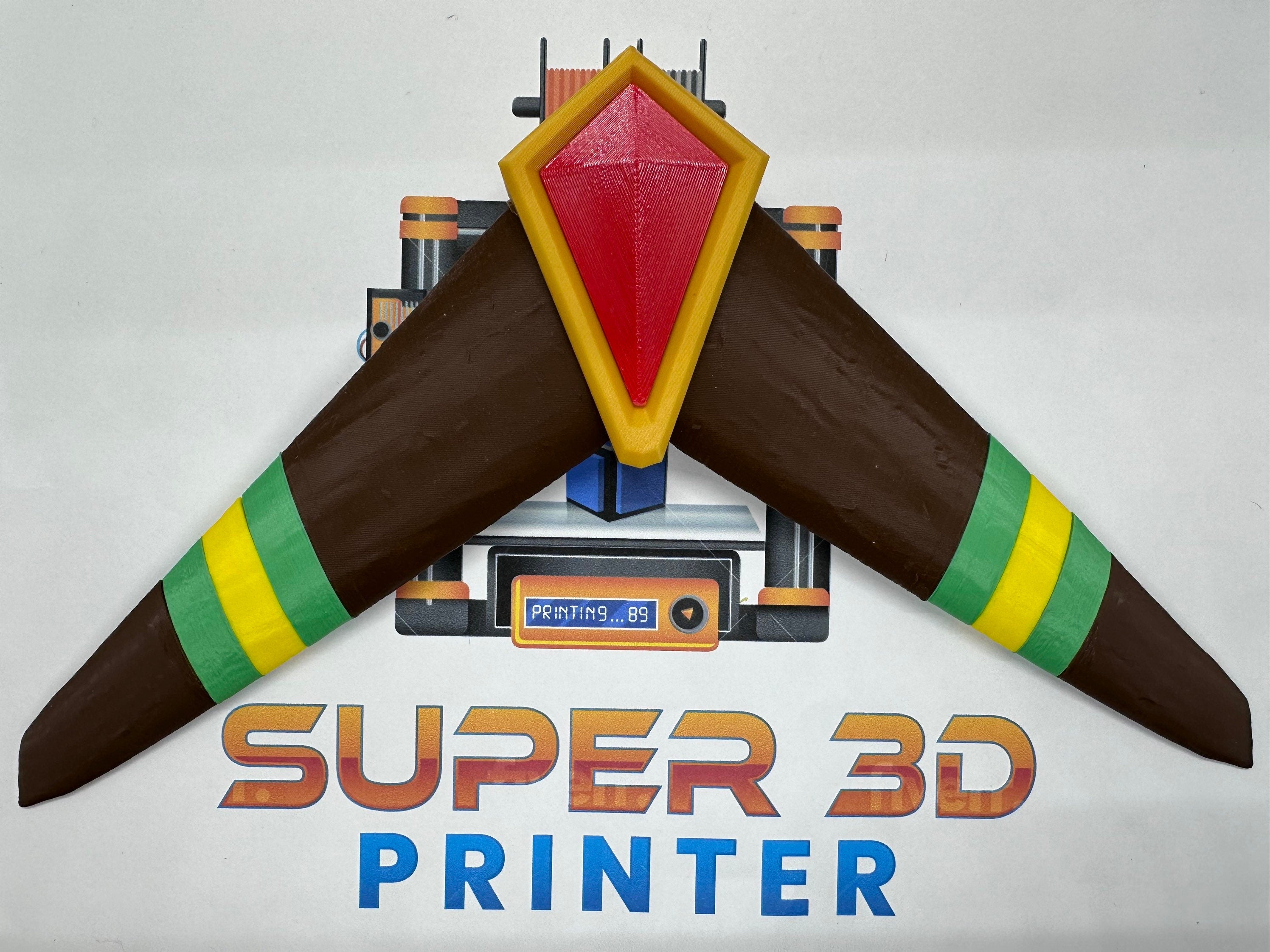 Boomerang | Ocarina of Time | 3D Printed | In Color | Zelda Cosplay and Costume