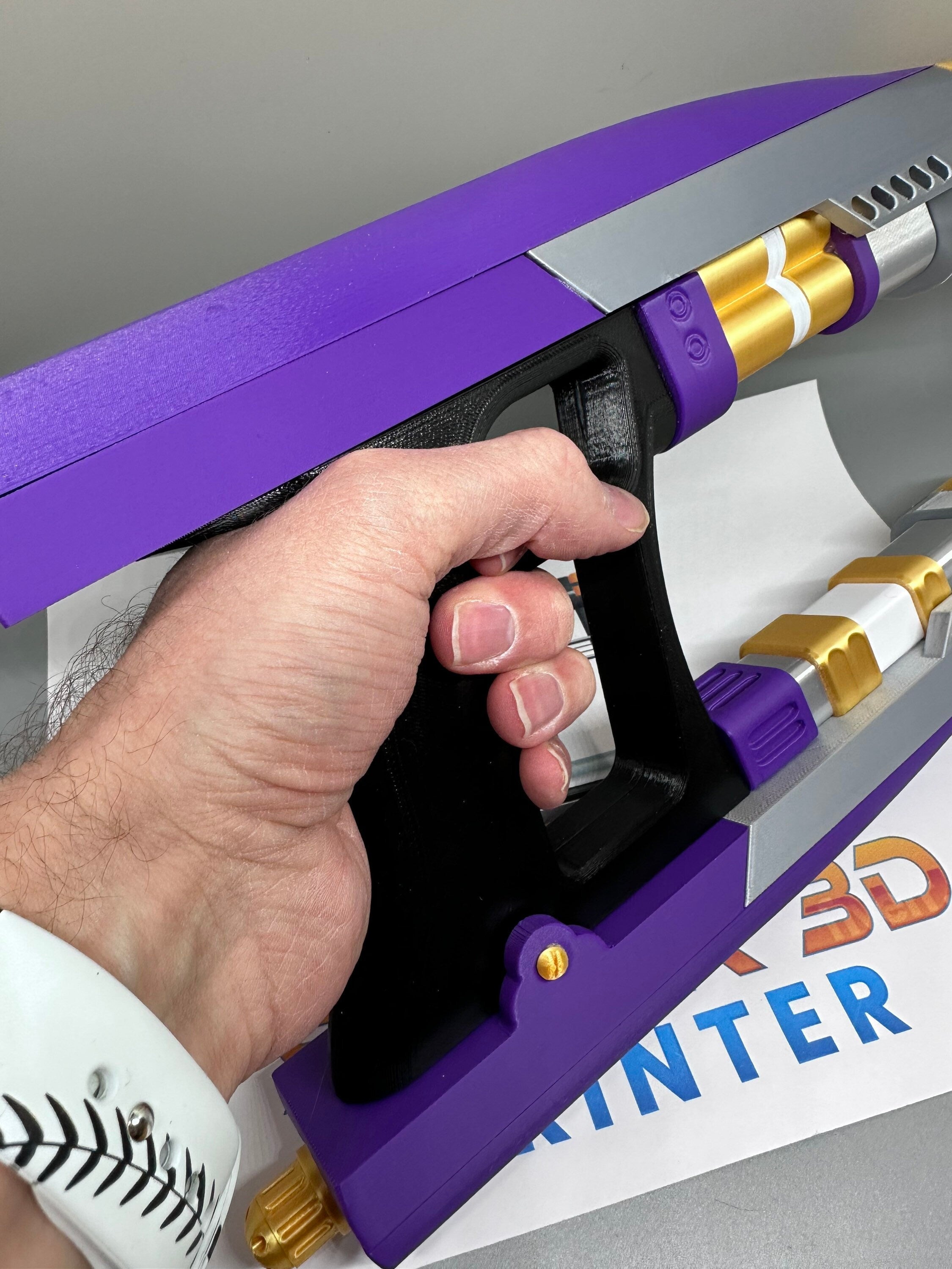 T'Challa/Star Lord's Quad Blasters | What If | 3D Printed | Only Blasters No Helmet | Movie Memorabilia Props | Cosplay Props Costume