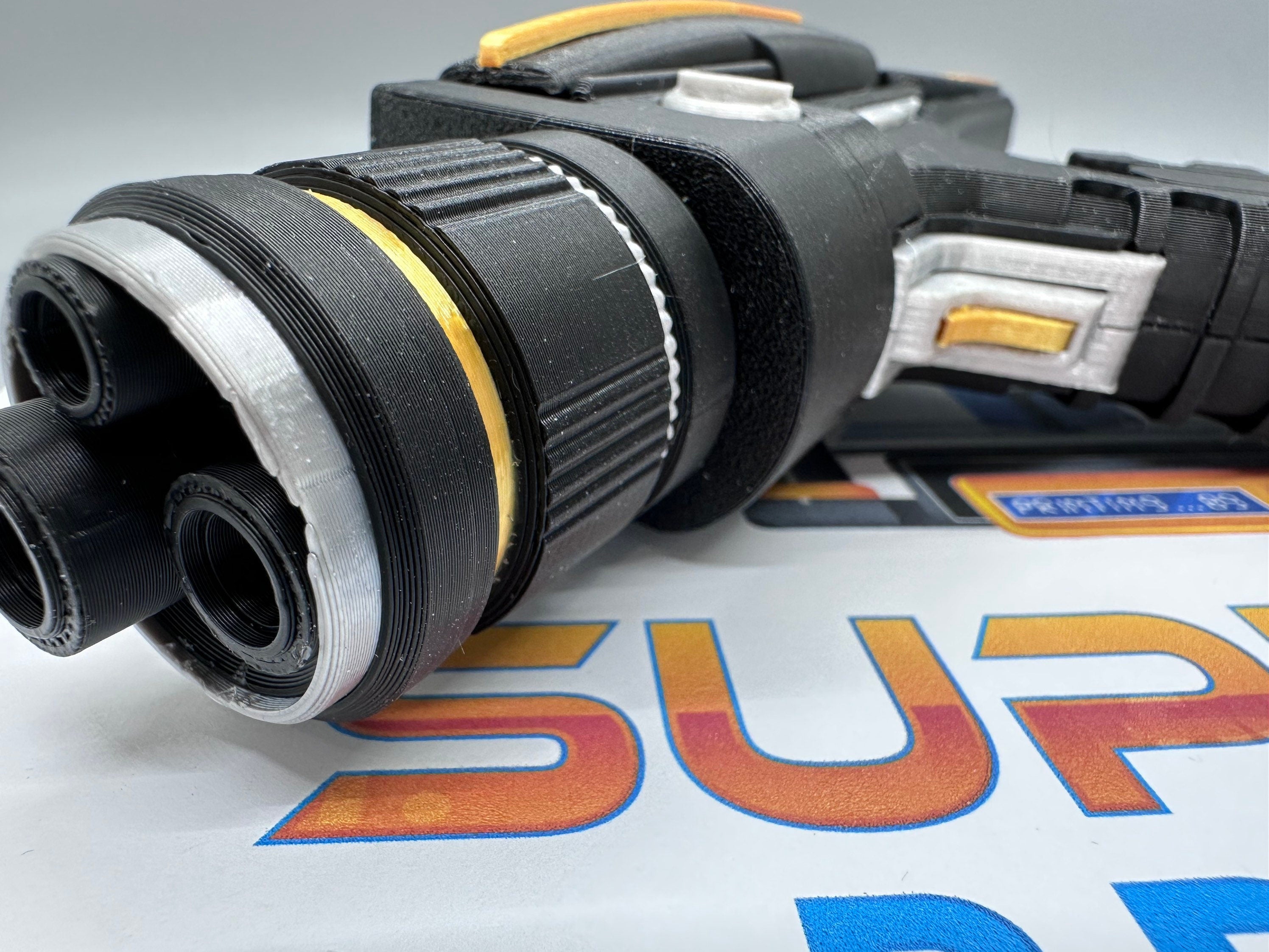 Phaser | Type II | Discovery | Pop-up Display | 3D Printed | In Color | No Assembly Required| TV Memorabilia Props | Cosplay Props | Costume