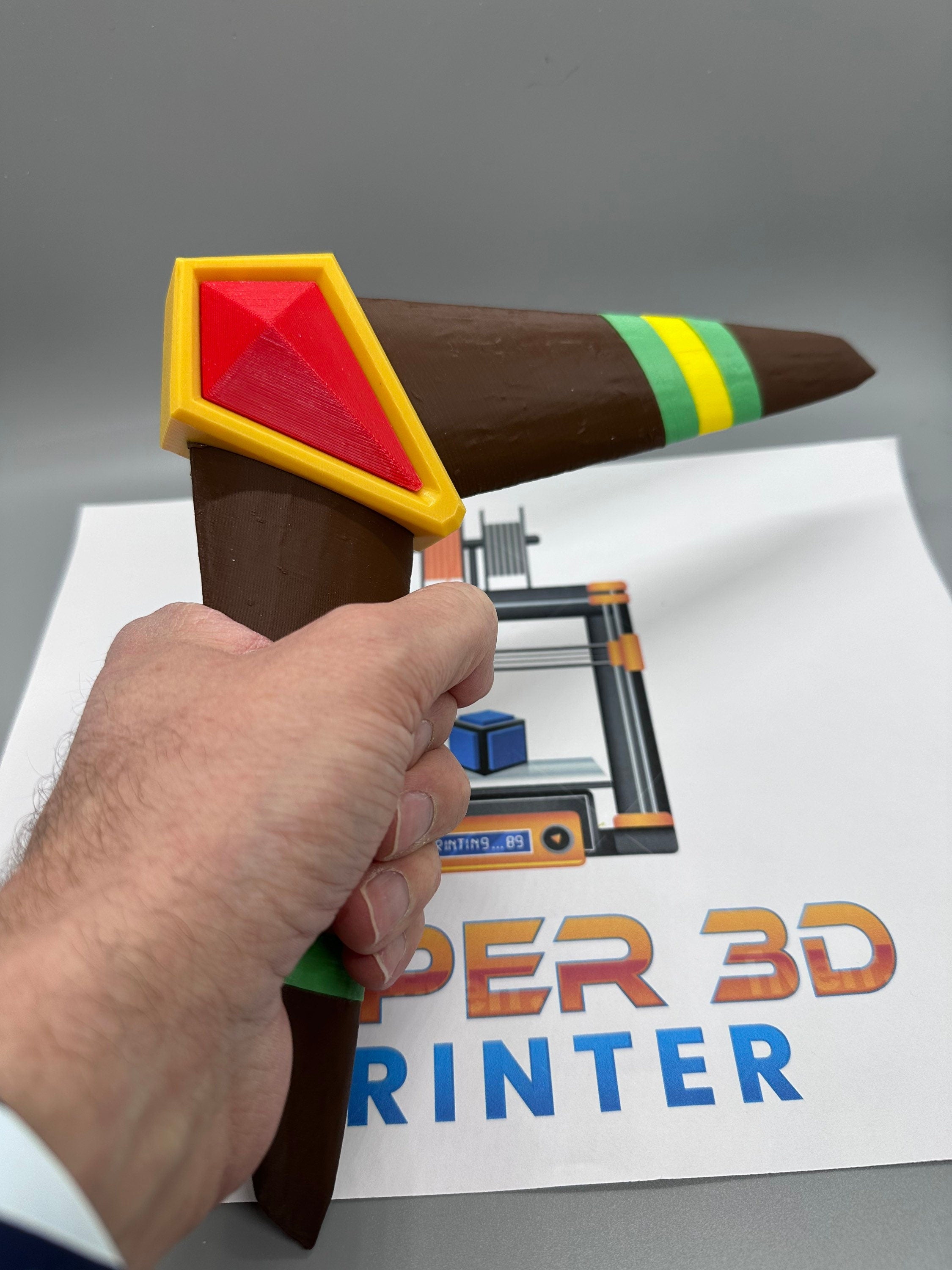 Boomerang | Ocarina of Time | 3D Printed | In Color | Zelda Cosplay and Costume