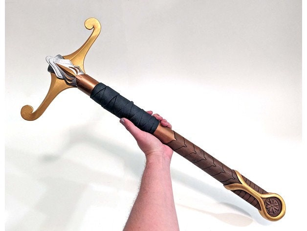 Burryaga's Lightsaber from the High Republic | No Paint Required | 3D Printed | Galaxy's Edge | Lightsaber Display Mount on Desk or Wall