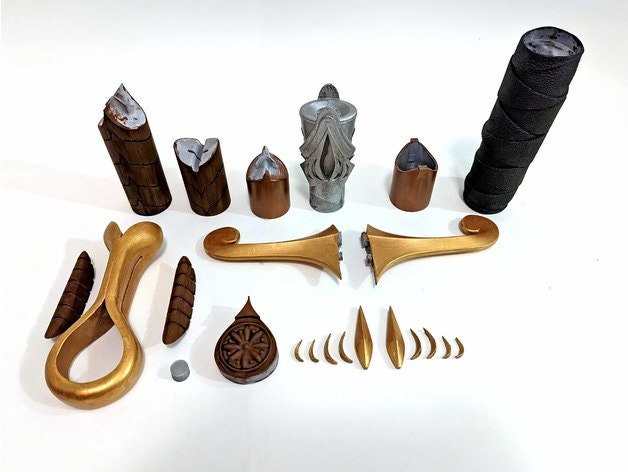 Burryaga's Lightsaber from the High Republic | No Paint Required | 3D Printed | Galaxy's Edge | Lightsaber Display Mount on Desk or Wall