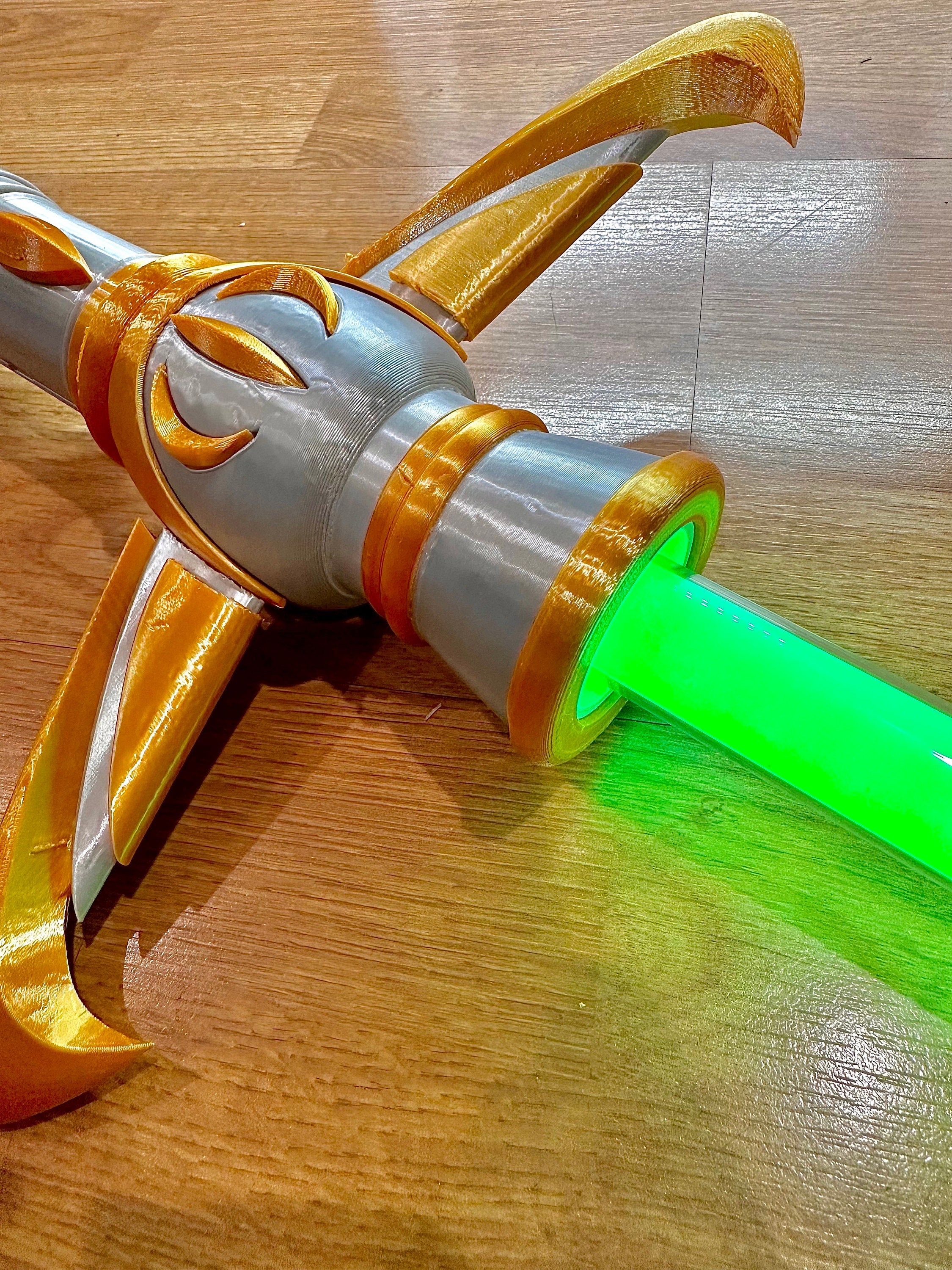 Savi Scrap | Avar Kriss' Lightsaber from the High Republic | No Paint Required | 3D Printed