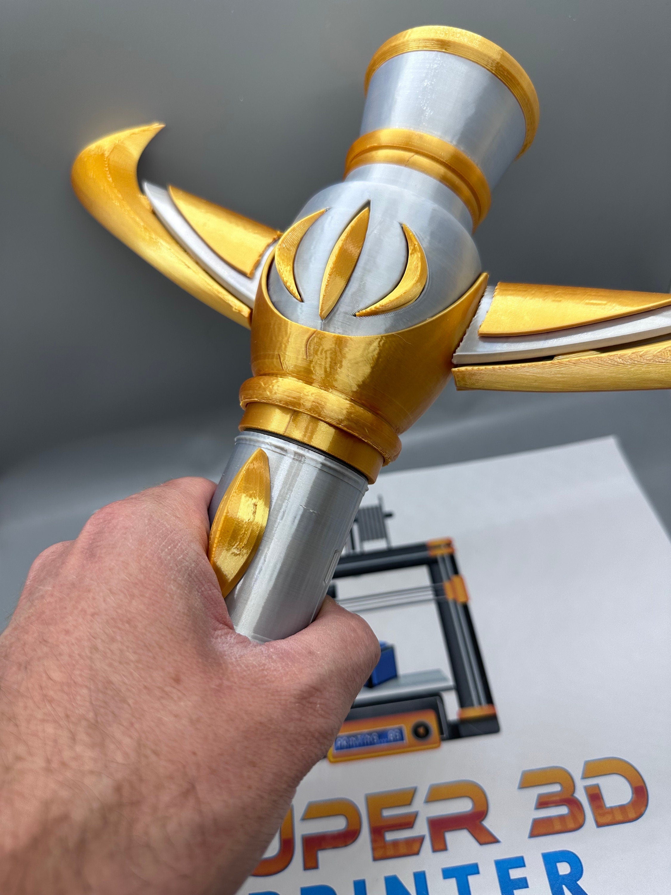 Savi Scrap | Avar Kriss' Lightsaber from the High Republic | No Paint Required | 3D Printed