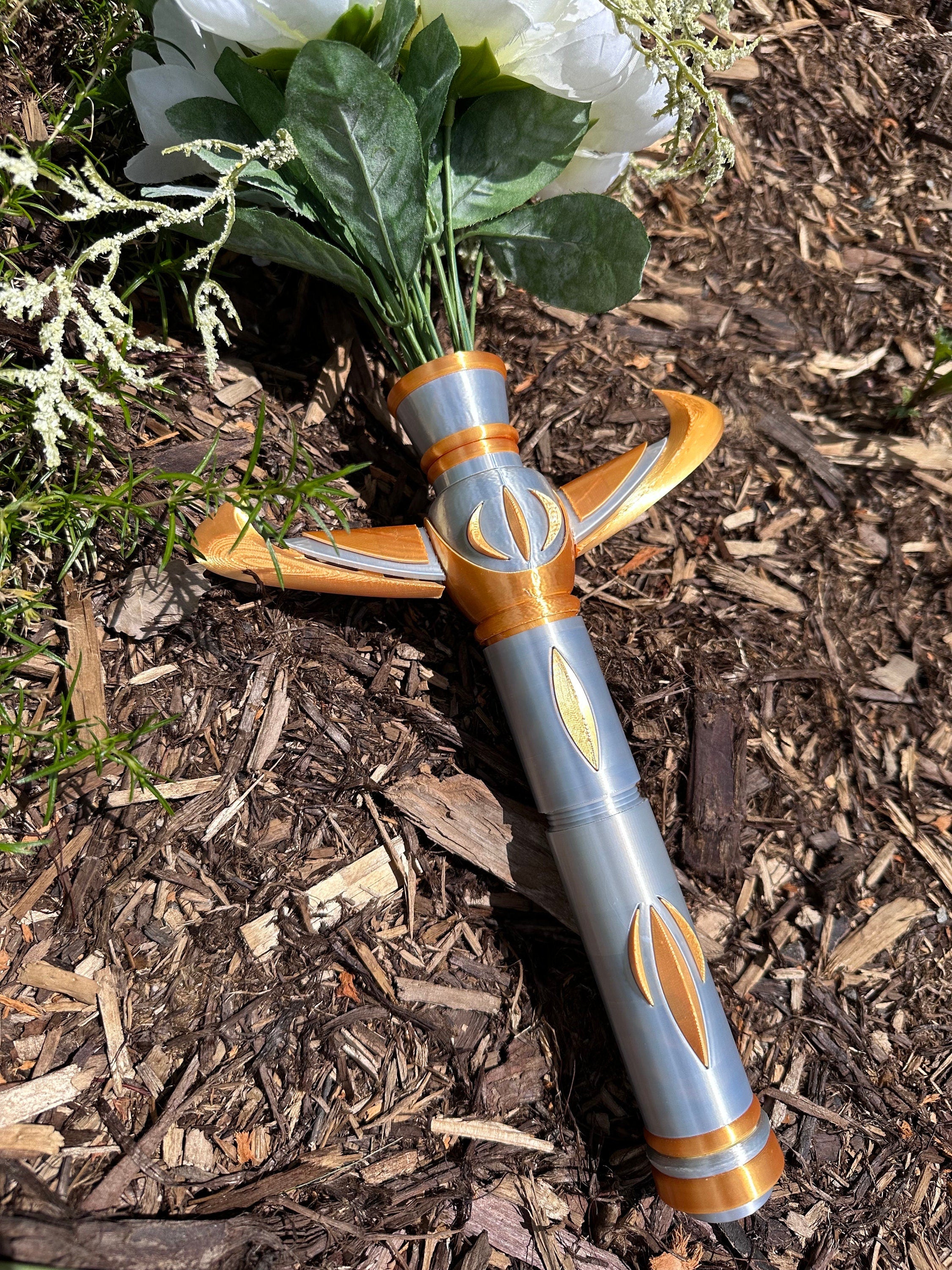 Lightsaber Bouquet Holder | Avar Kriss | High Republic | No Paint Required | 3D Printed