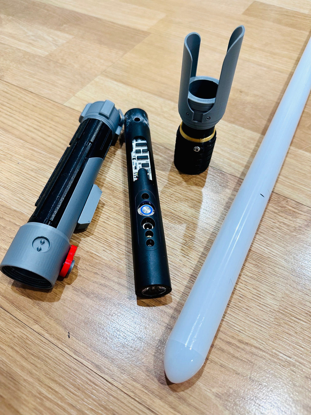 Sabine Wren Lightsaber | Working Light Up with Sound | Functional | No Paint Required | 3D Printed | Ahsoka | Ezra| Lightsaber Display Mount