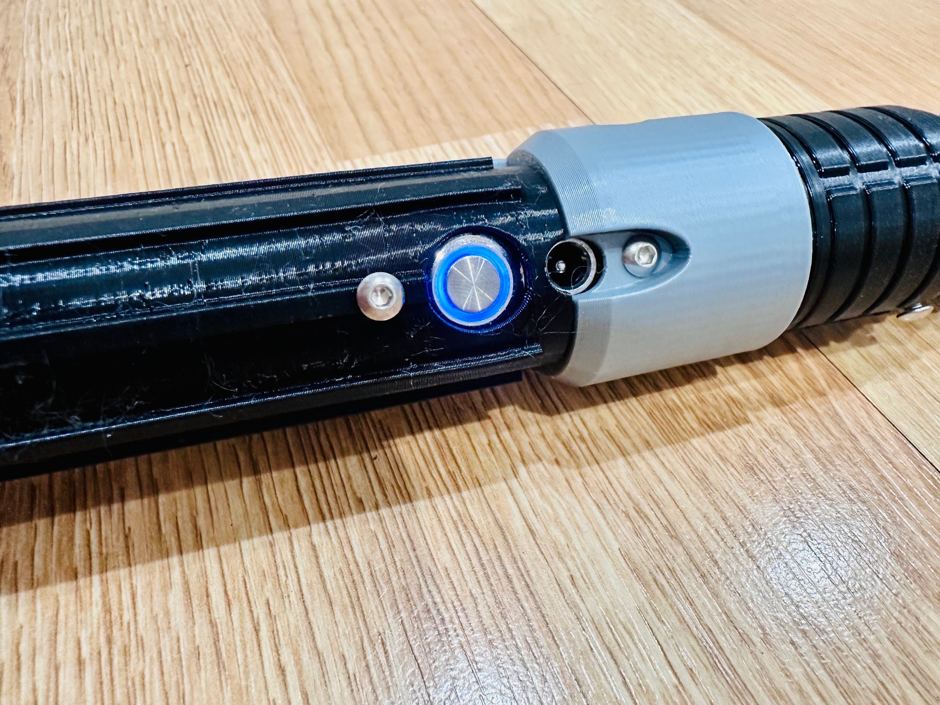 Sabine Wren Lightsaber | Working Light Up with Sound | Functional | No Paint Required | 3D Printed | Ahsoka | Ezra| Lightsaber Display Mount