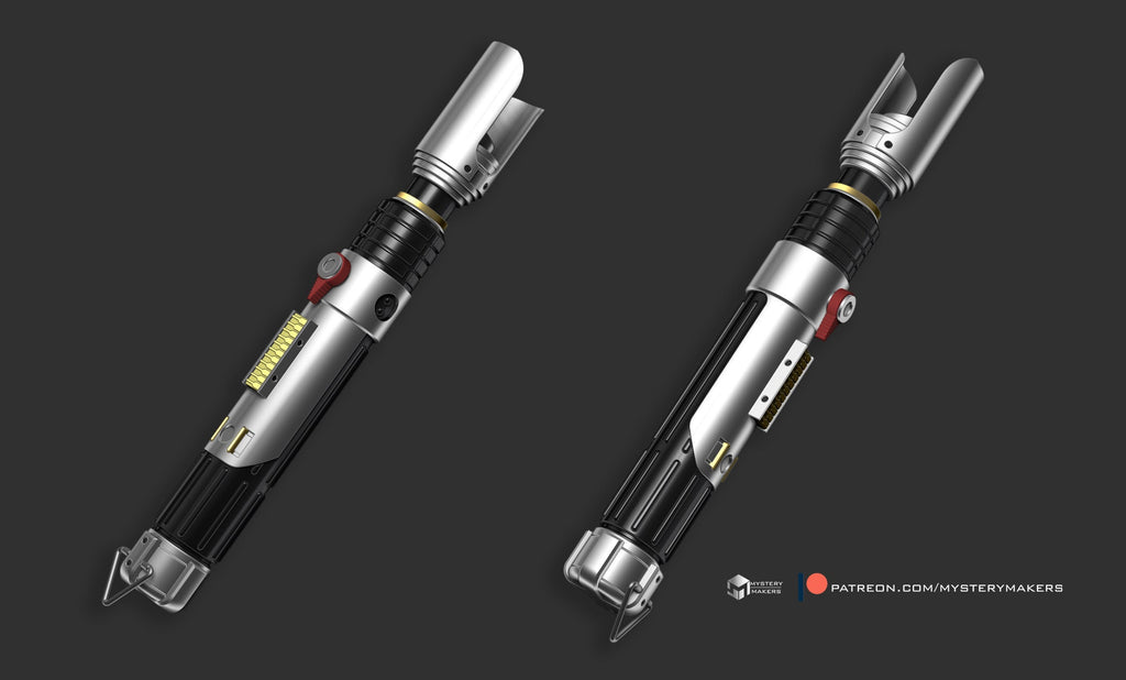 Sabine Wren Lightsaber | Working Light Up with Sound | Functional | No Paint Required | 3D Printed | Ahsoka | Ezra| Lightsaber Display Mount