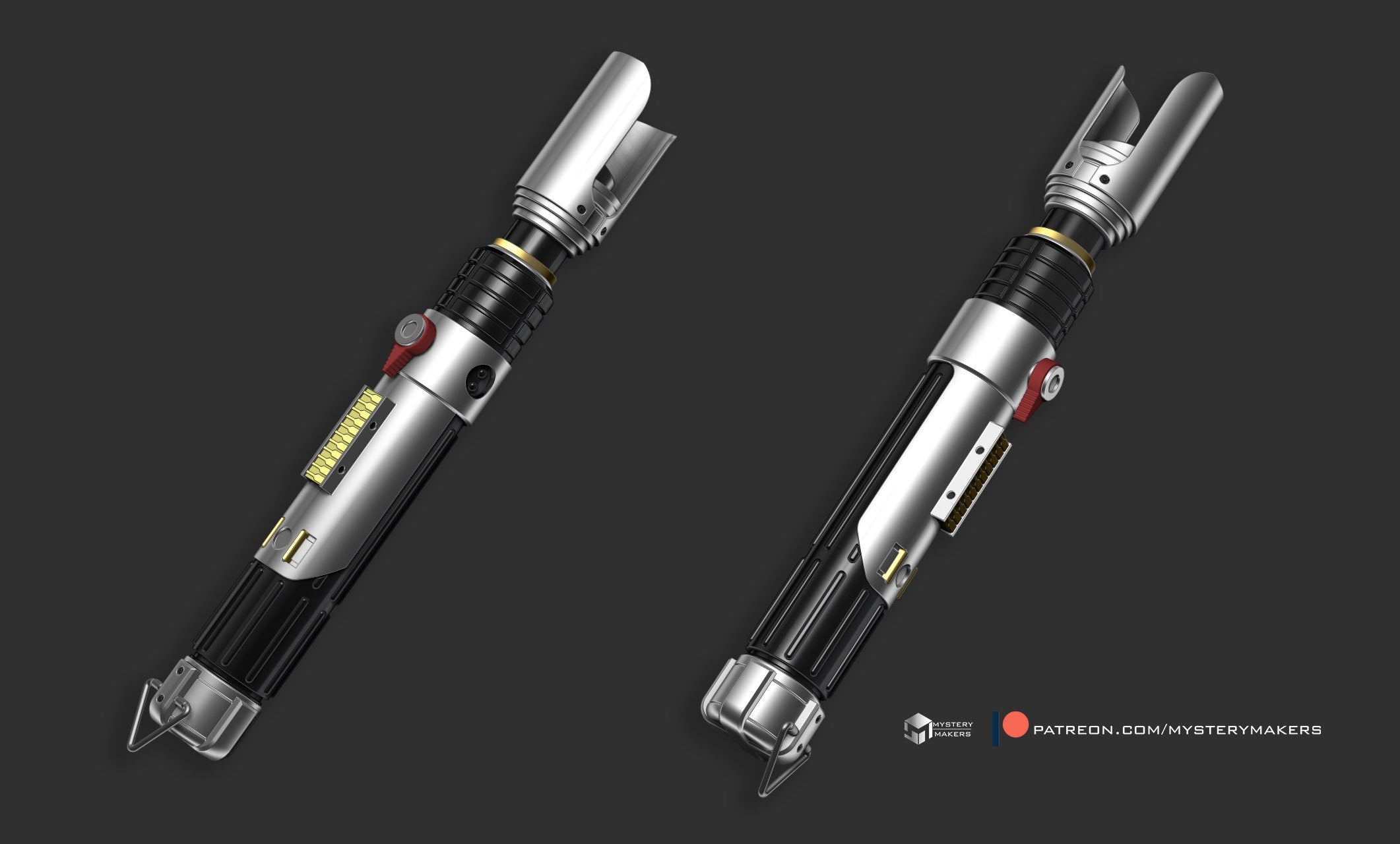 Sabine Wren Lightsaber | Working Light Up with Sound | Functional | No Paint Required | 3D Printed | Ahsoka | Ezra| Lightsaber Display Mount