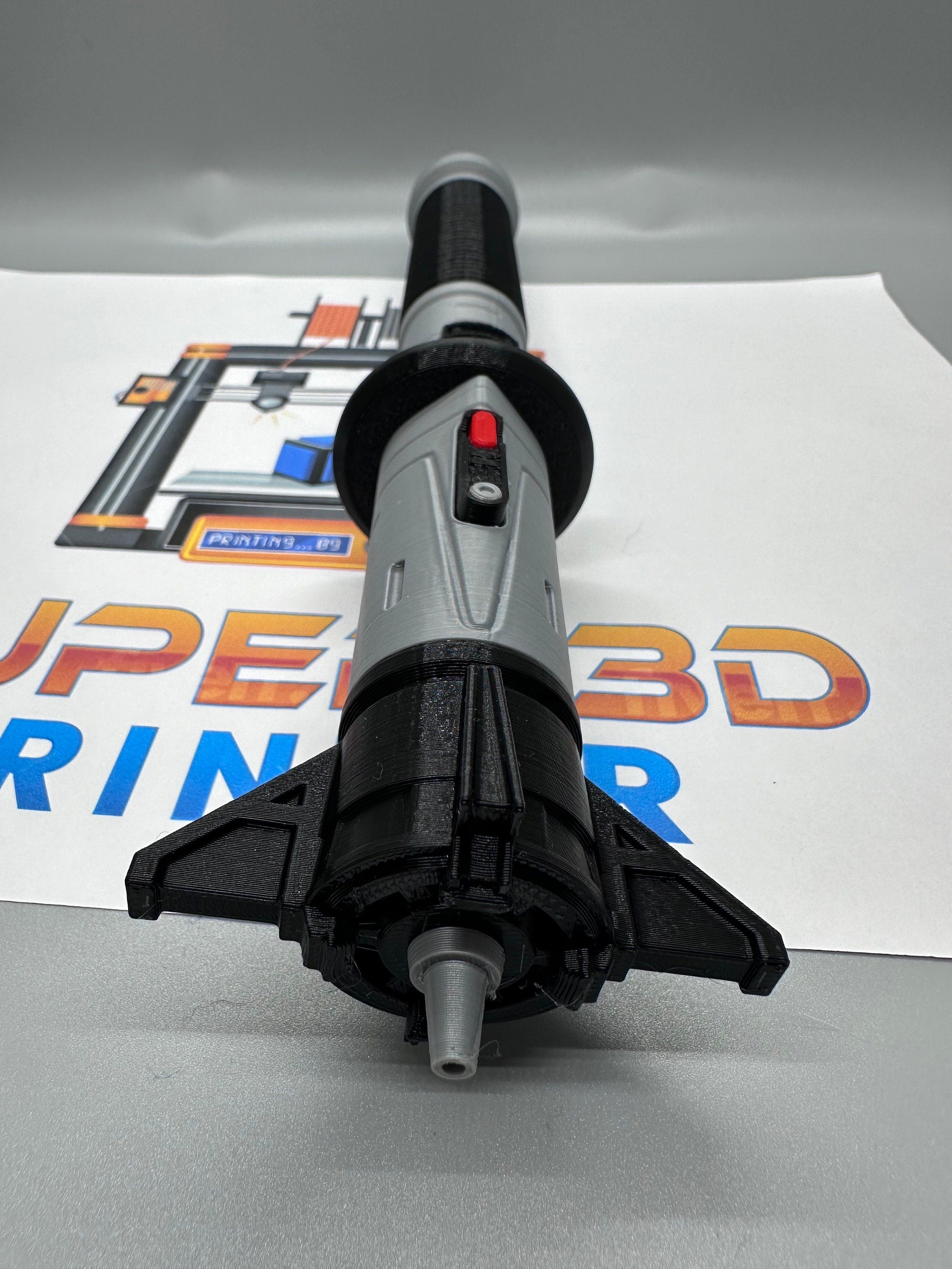 Baylan Skoll’s Lightsaber | Ahsoka | No Paint Required | 3D Printed | Galaxy's Edge | Clone Wars | Lightsaber Display Mount on Desk or Wall
