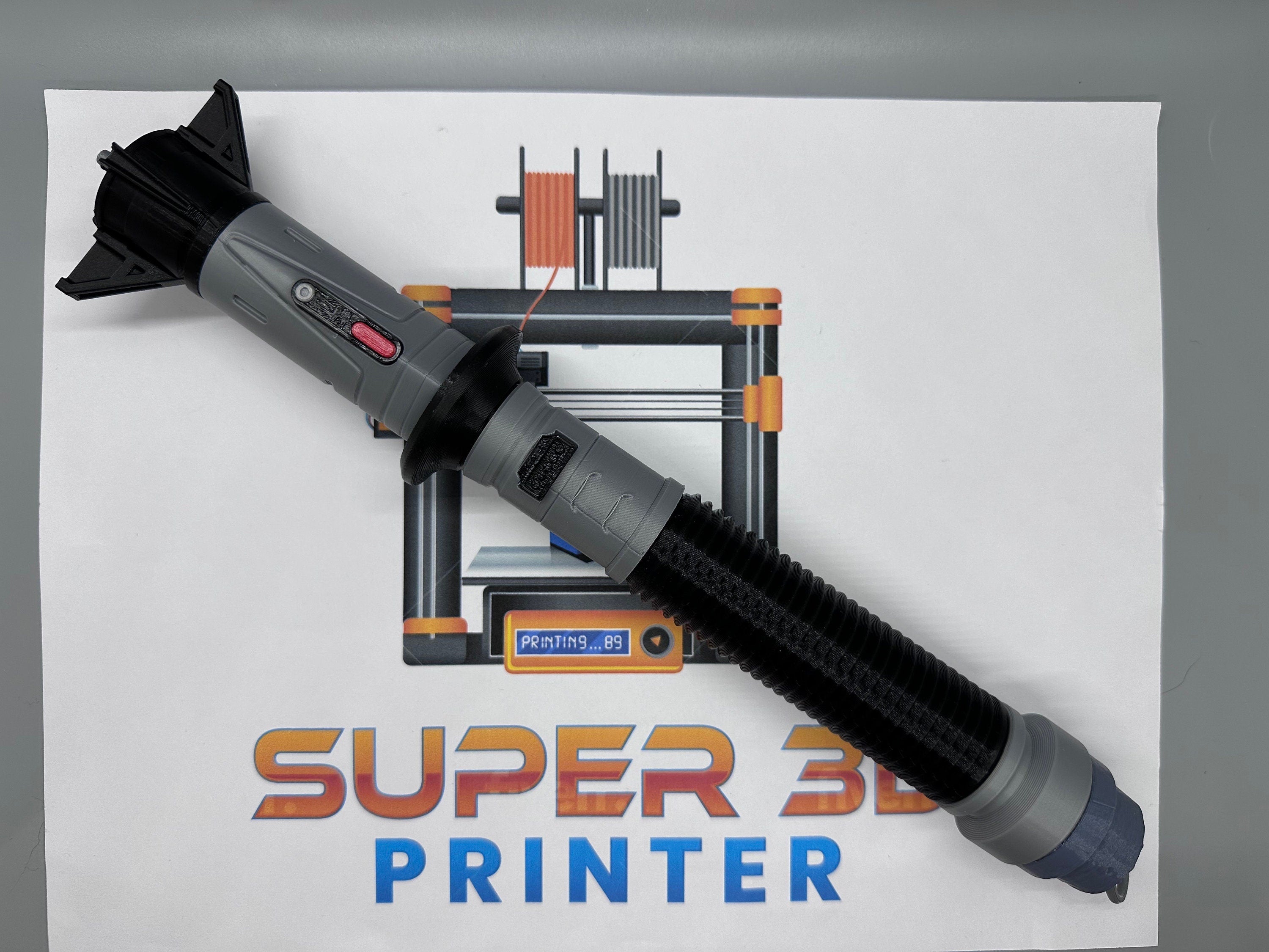 Baylan Skoll’s Lightsaber | Ahsoka | No Paint Required | 3D Printed | Galaxy's Edge | Clone Wars | Lightsaber Display Mount on Desk or Wall