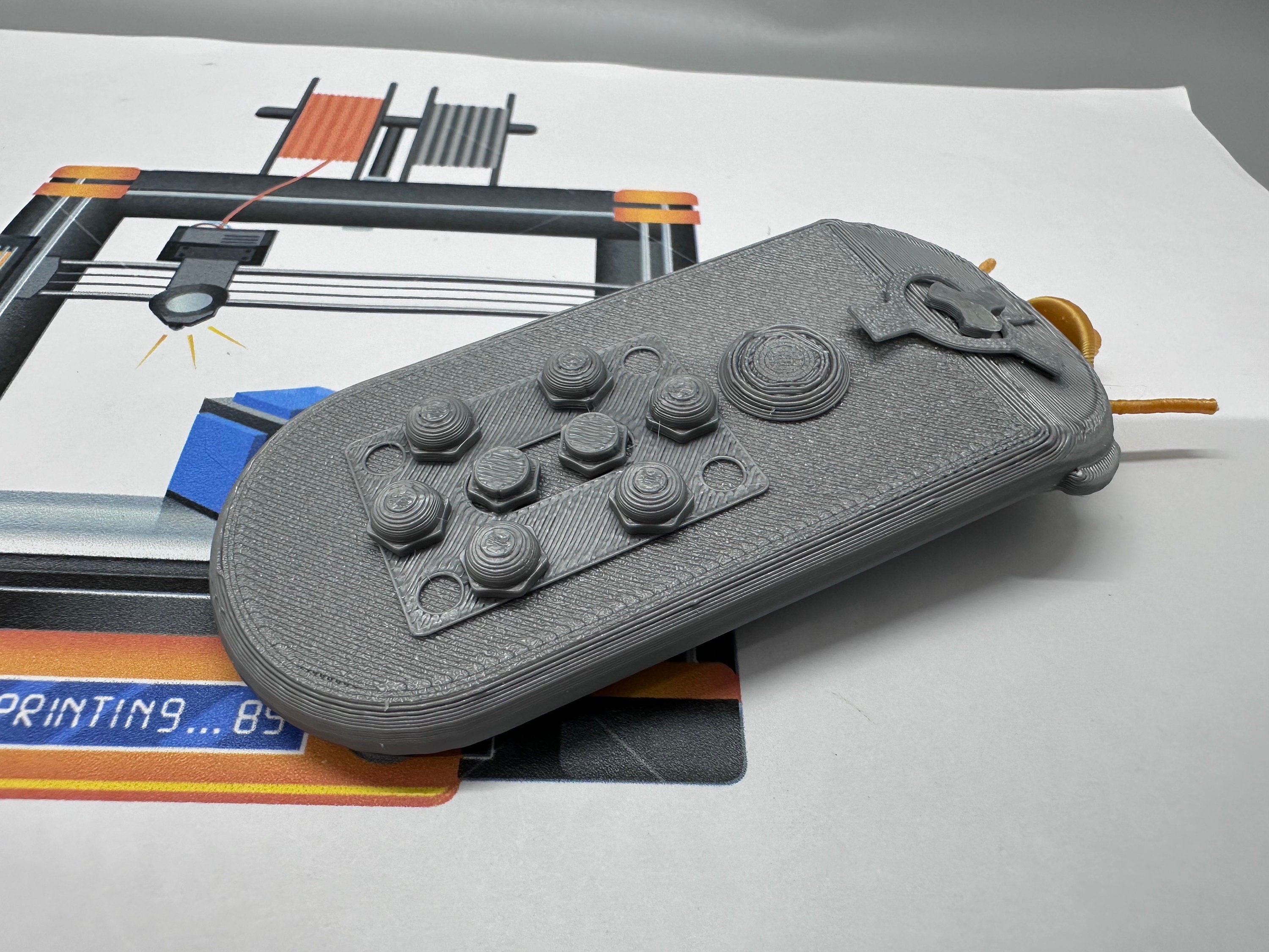 Jedi Comlink Hush-98 | No Paint Required | 3D Printed | Clone Wars | Galactic Republic | Jedi Order | Qui-Gon Jinn Costume