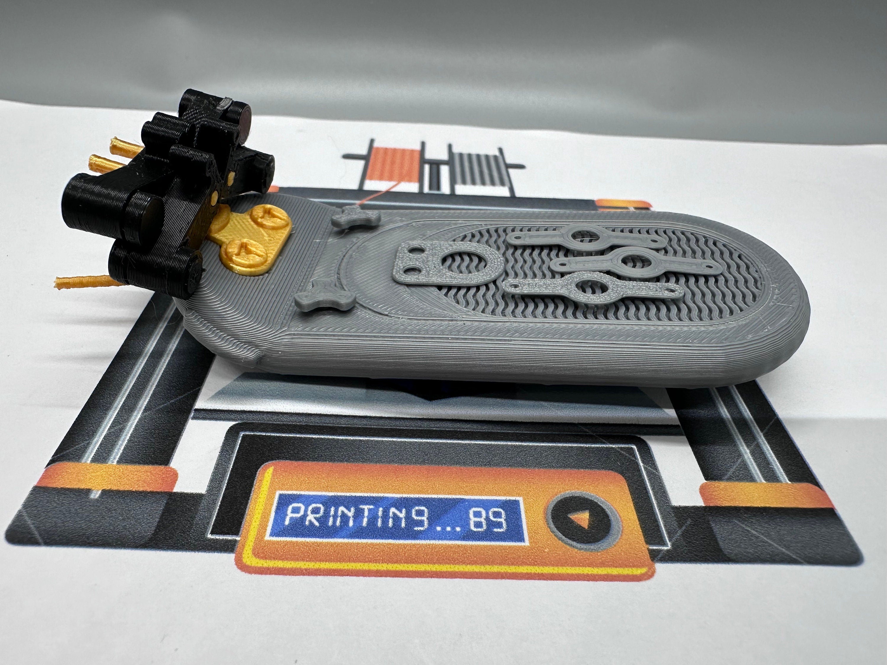 Jedi Comlink Hush-98 | No Paint Required | 3D Printed | Clone Wars | Galactic Republic | Jedi Order | Qui-Gon Jinn Costume