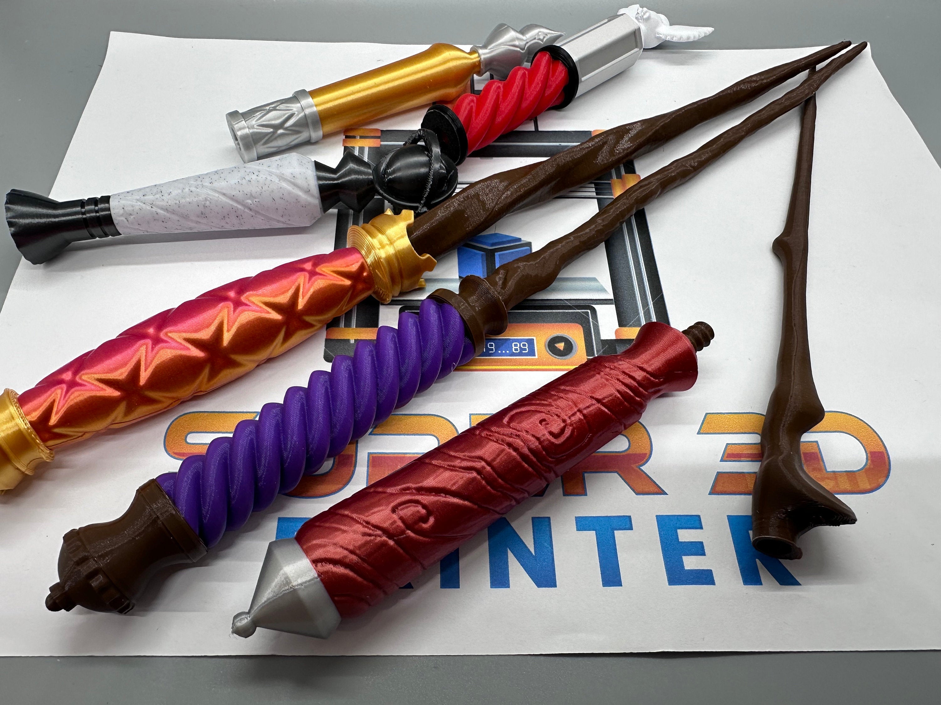 Hogwarts Legacy Wand | Modular | Pick Your Handle and Wand | Magic | 3D Printed | Wizard and Witch | Halloween | Customizable | Cosplay