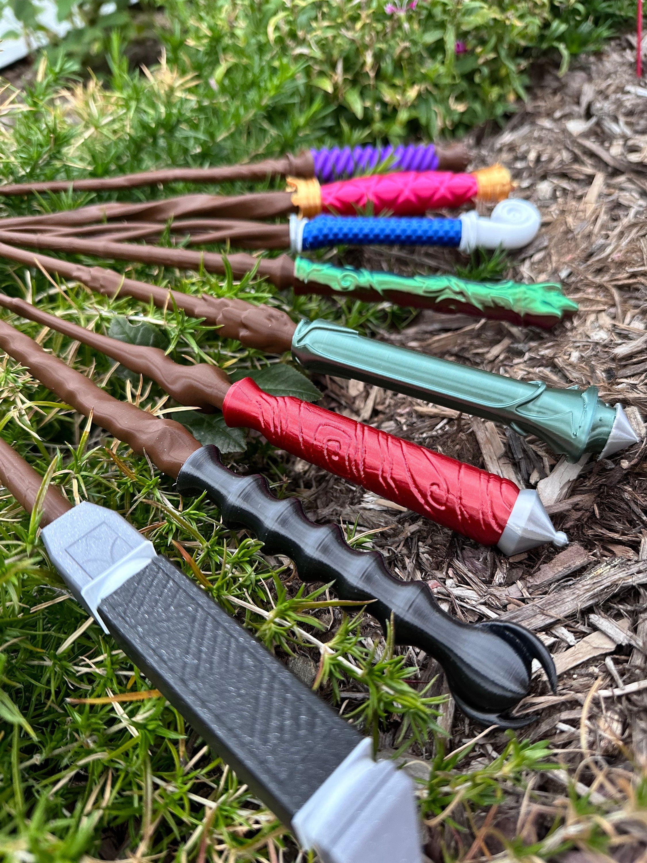 Hogwarts Legacy Wand | Modular | Pick Your Handle and Wand | Magic | 3D Printed | Wizard and Witch | Halloween | Customizable | Cosplay