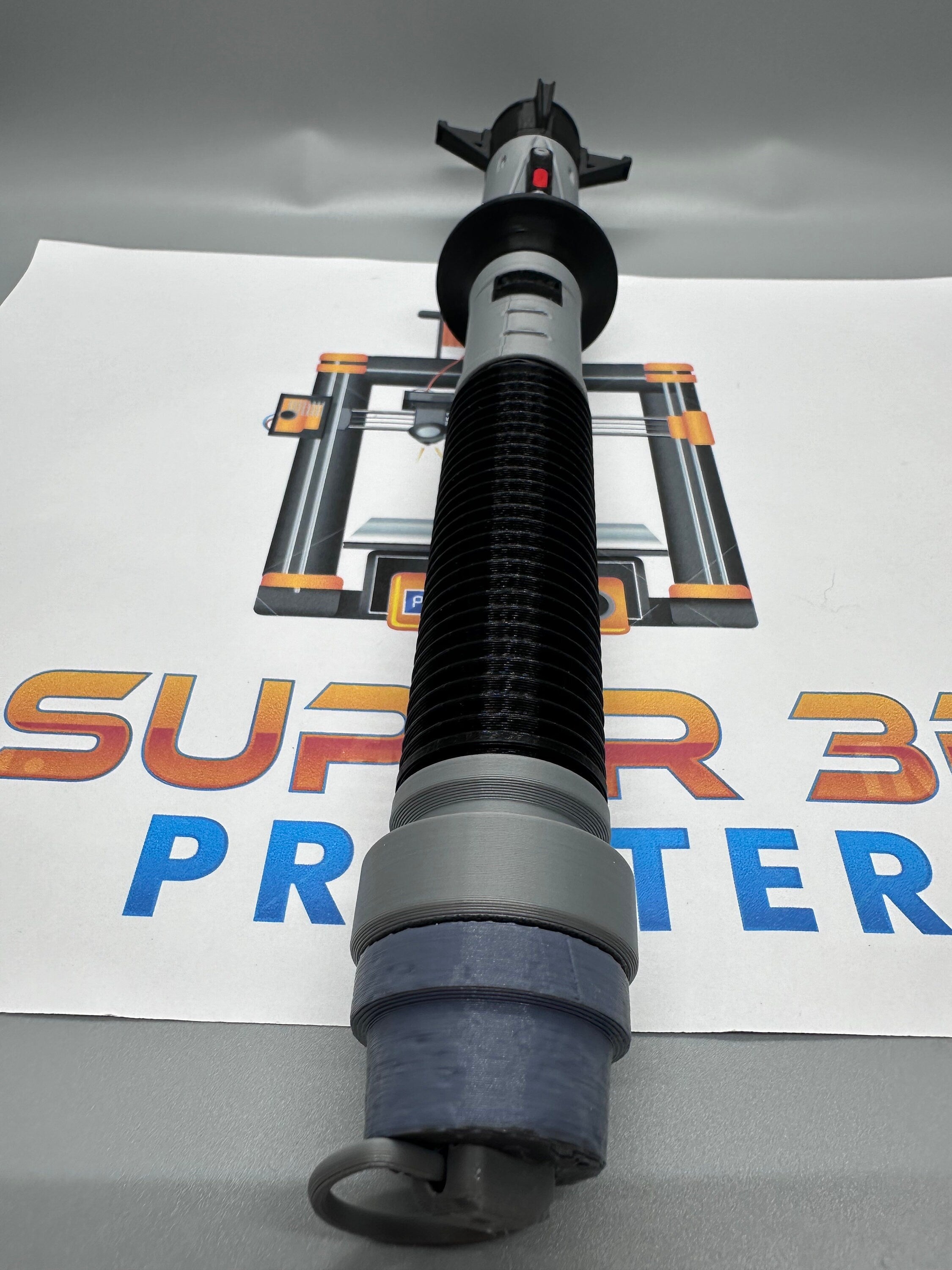 Baylan Skoll’s Lightsaber | Ahsoka | No Paint Required | 3D Printed | Galaxy's Edge | Clone Wars | Lightsaber Display Mount on Desk or Wall