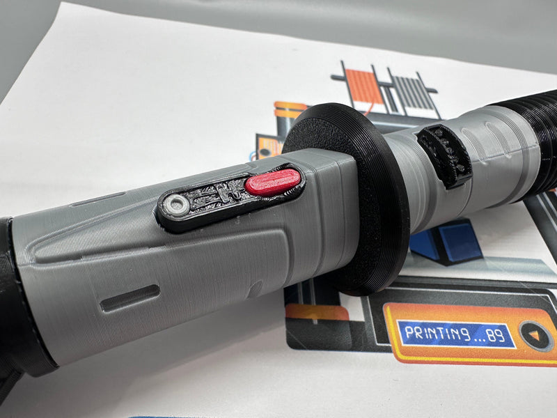 Baylan Skoll’s Lightsaber | Ahsoka | No Paint Required | 3D Printed | Galaxy's Edge | Clone Wars | Lightsaber Display Mount on Desk or Wall