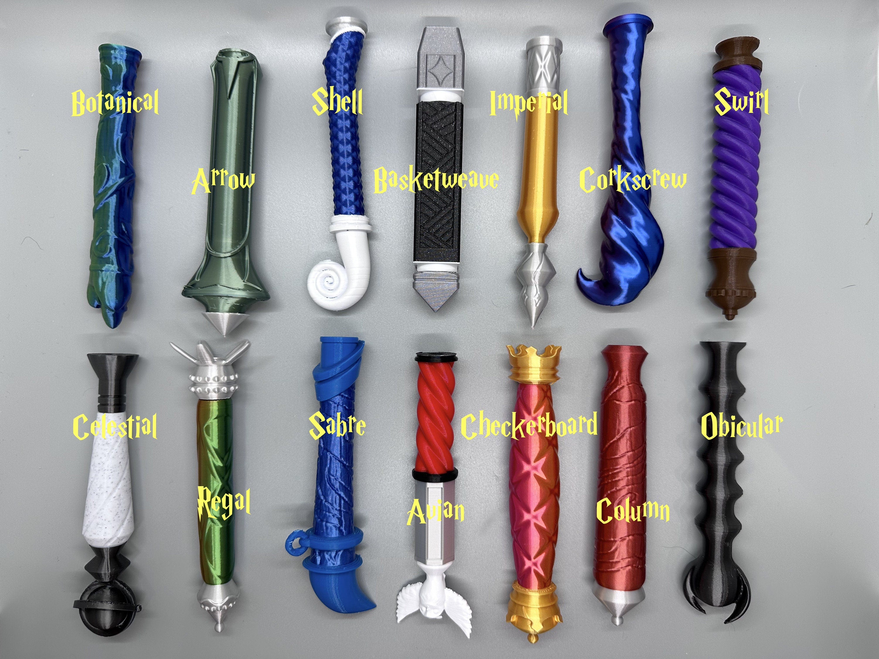 Hogwarts Legacy Wand | Modular | Pick Your Handle and Wand | Magic | 3D Printed | Wizard and Witch | Halloween | Customizable | Cosplay