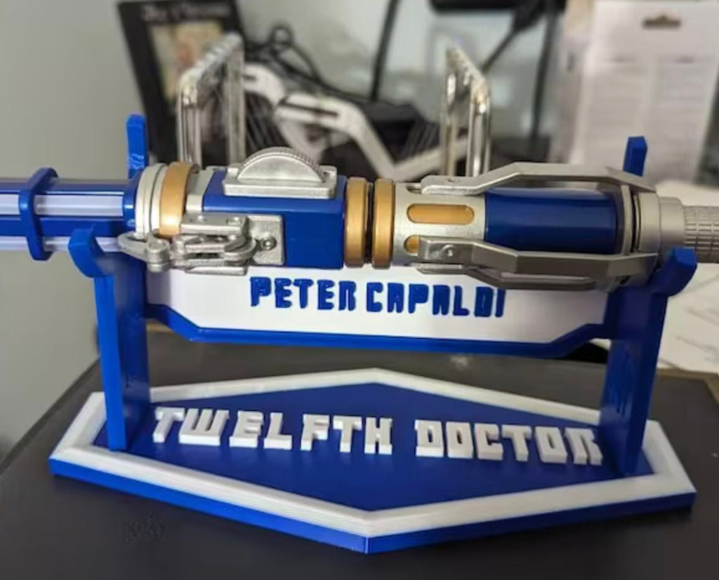 Sonic Screwdriver | Holder Display | 3D Printed | David Tennet | Matt Smith | Ncuti Gatwa | Jodie Whittaker | Peter Capaldi | Prop Display