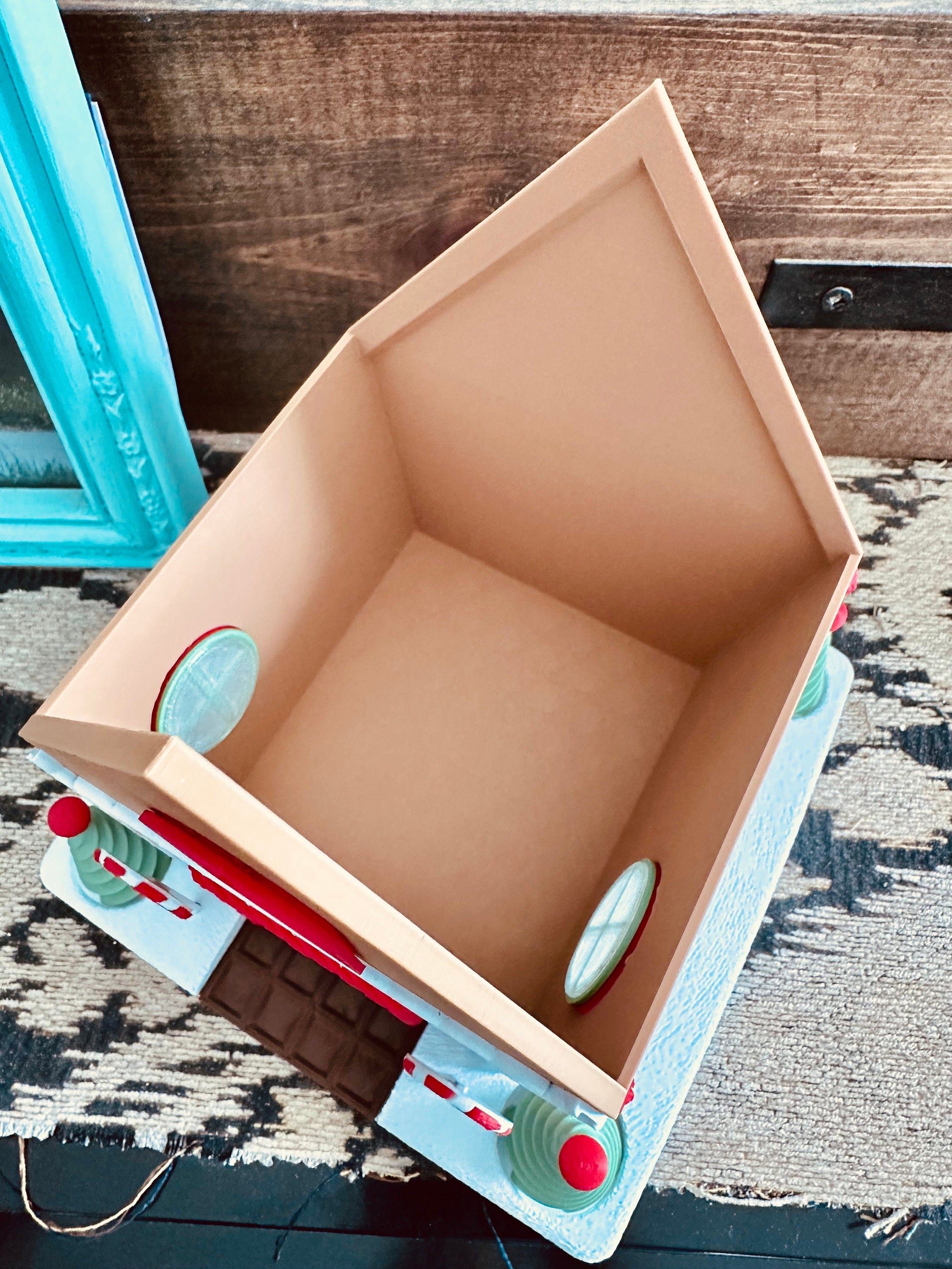 3D Printed Gingerbread House Kit or Completed | No Paint Required | Effortless Holiday Charm!