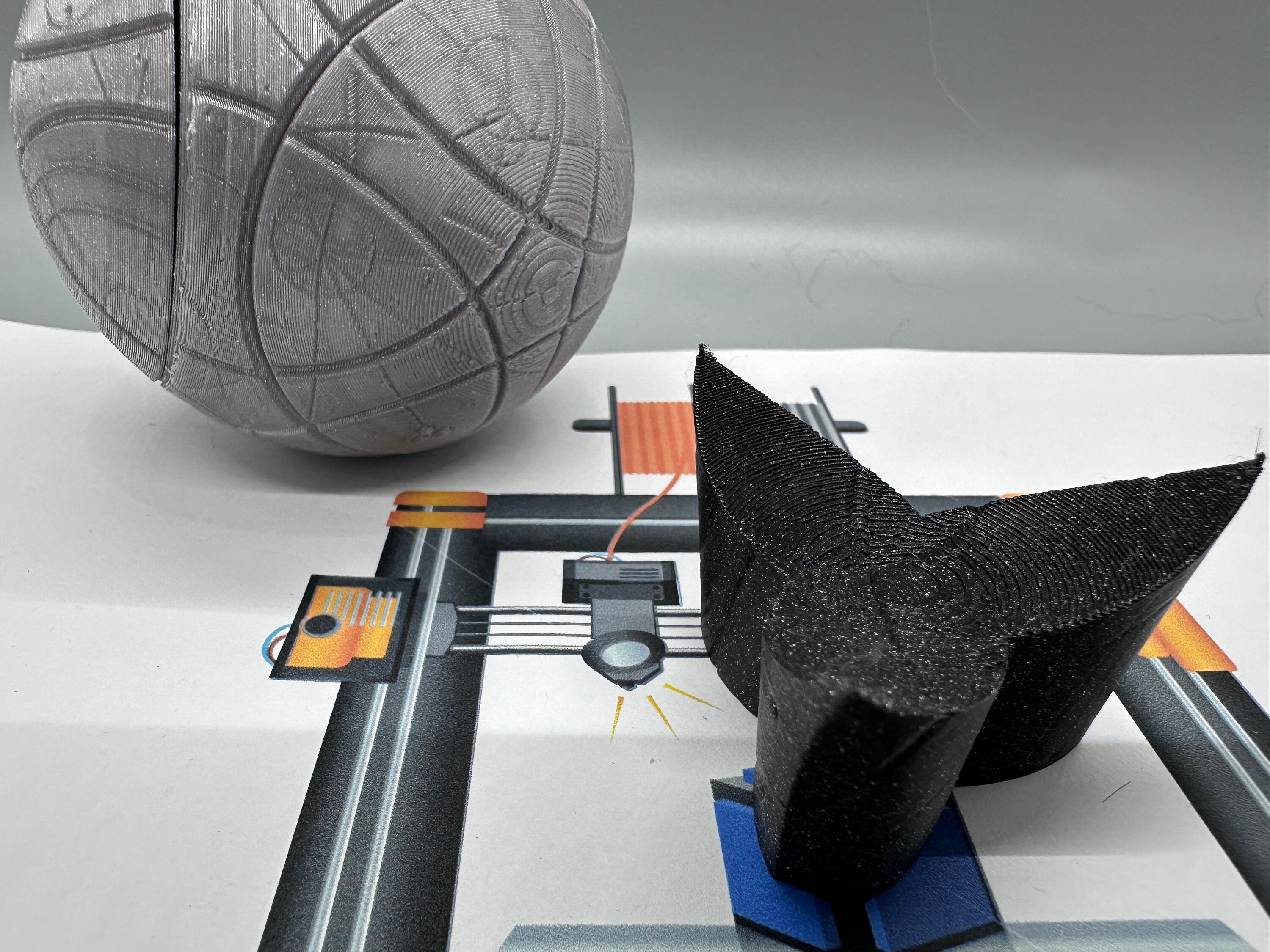 Star Compass and Map | Moving Fidget | No Paint Required | 3D Printed | Ahsoka | Baylan Skoll | Thrown | Functional Movie Prop