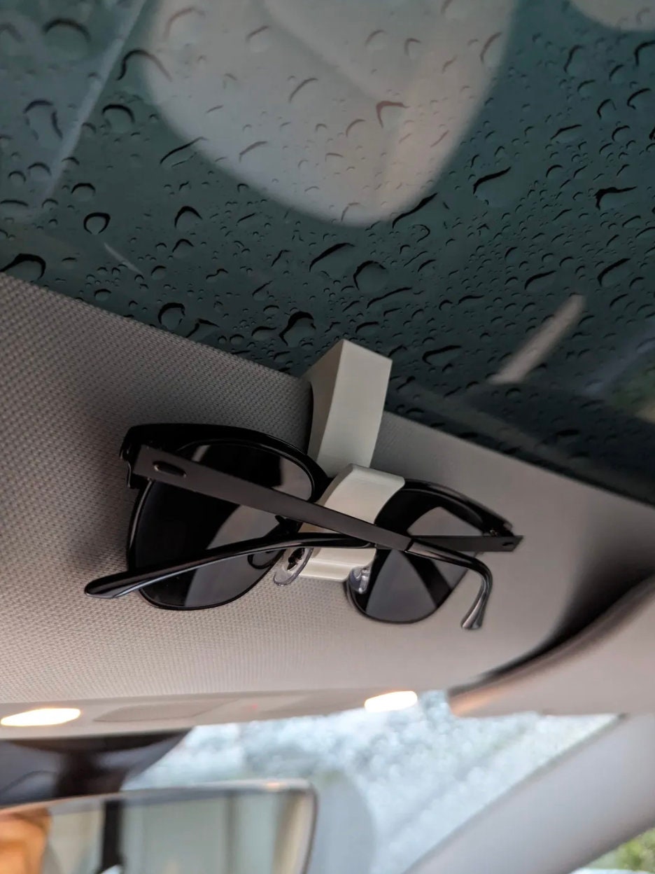 Tesla Sunglasses Holder: Stylish Convenience for Model Y & 3 | Custom-fit, Secure Storage, Easy Install | Upgrade Your Drive in Seconds