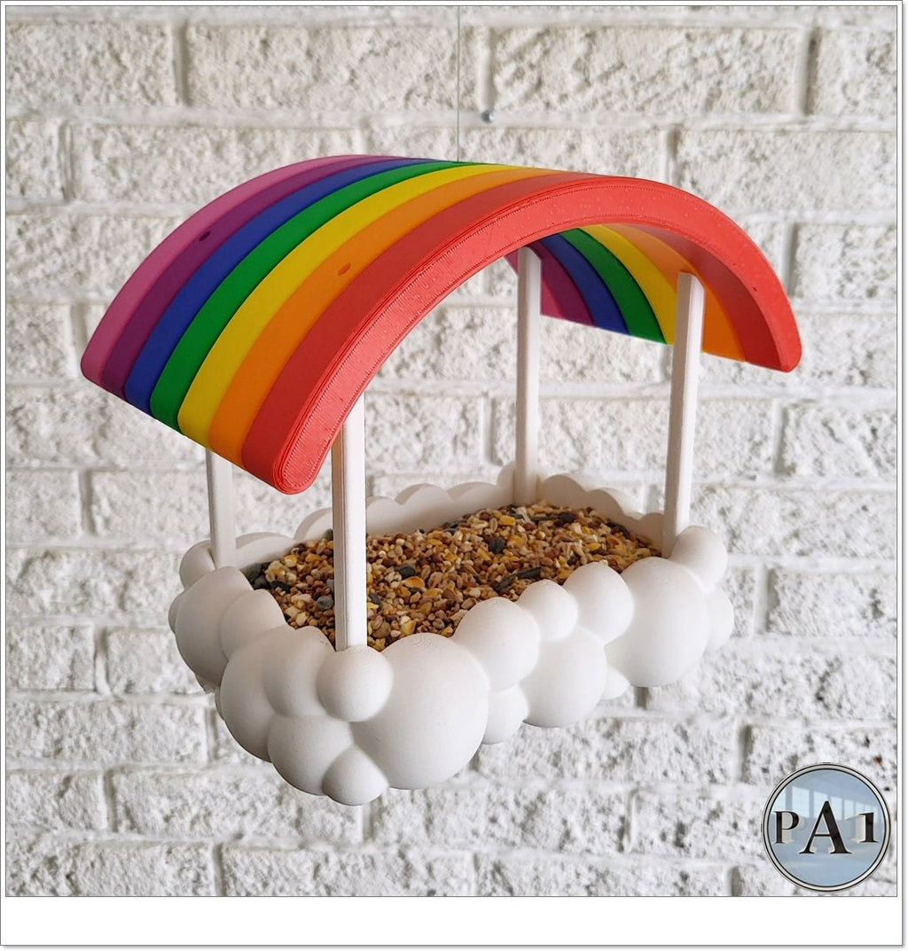 Bird Feeder | Under The Rainbow | 3D Printed