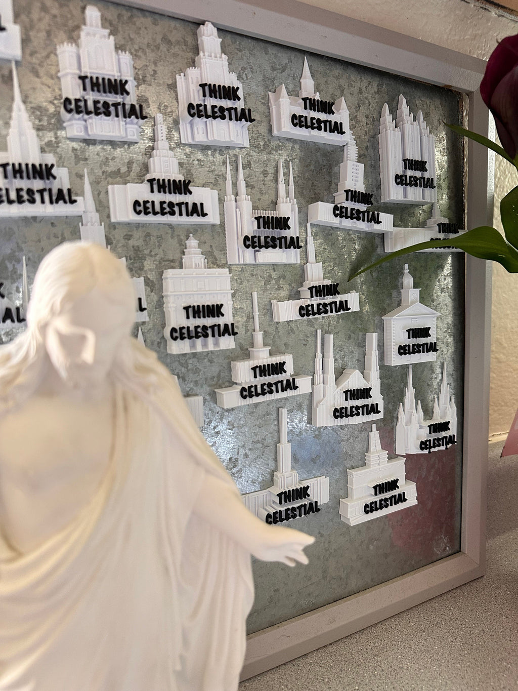 Think Celestial Temple Magnets | 3D Printed-CONTACT ME For Large Orders-Perfect Primary Relief Society Gift-Refrigerator-LDS Mormon Temple