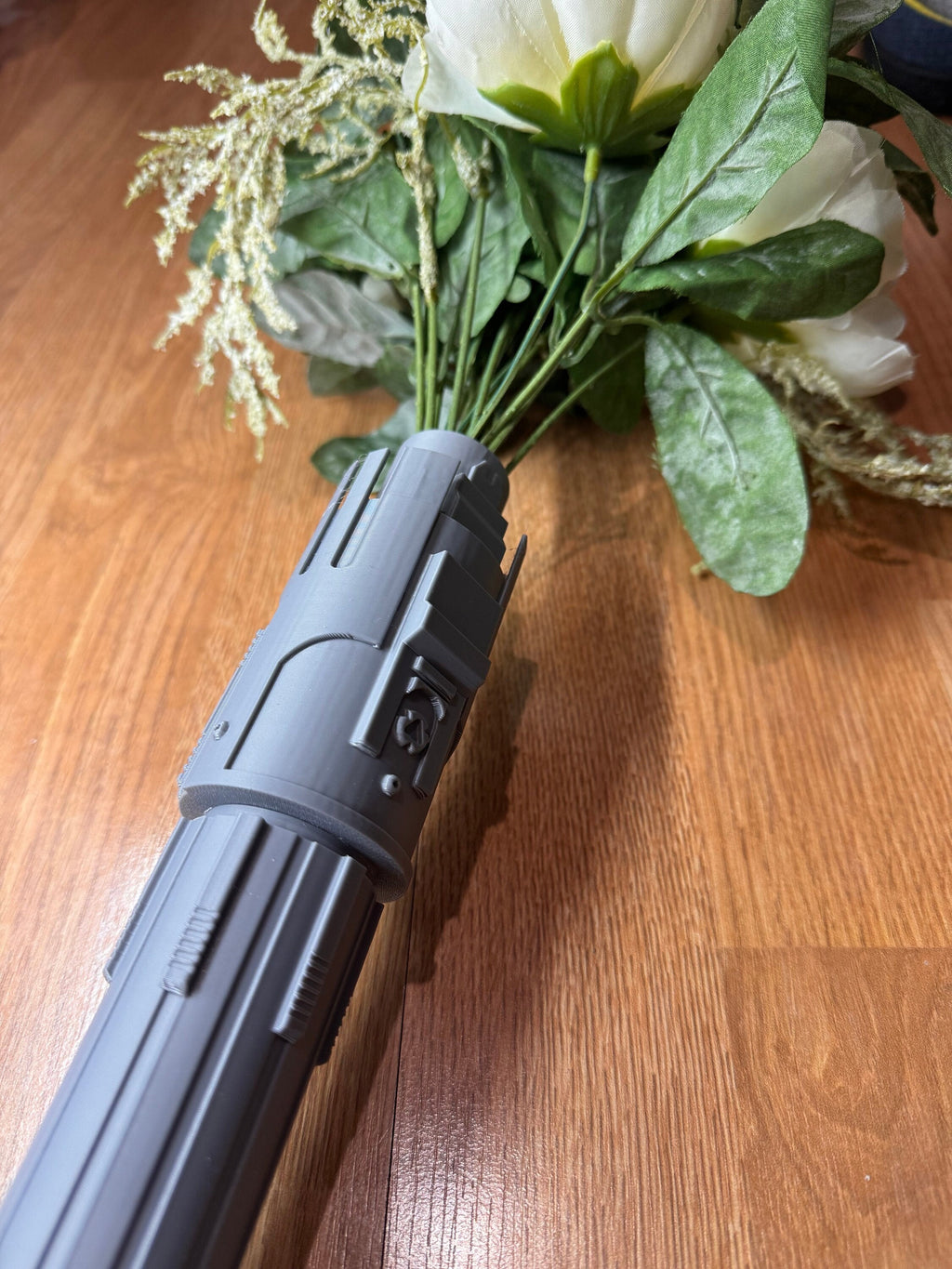 Ben Solo's Lightsaber Bouquet Holder| Full Color | No Paint Required | 3D Printed | Star Wars Wedding