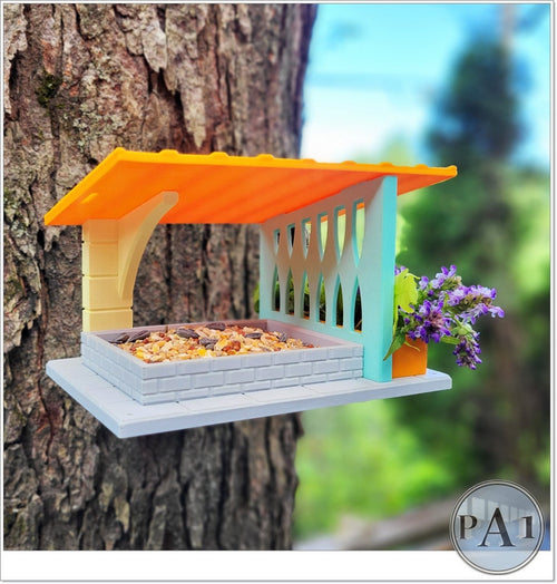Bird Feeder | Mid Century Modern | 3D Printed