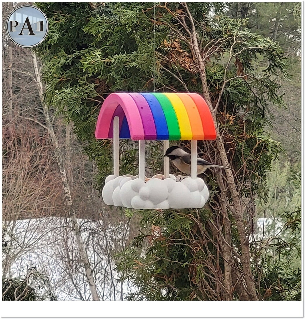 Bird Feeder | Under The Rainbow | 3D Printed
