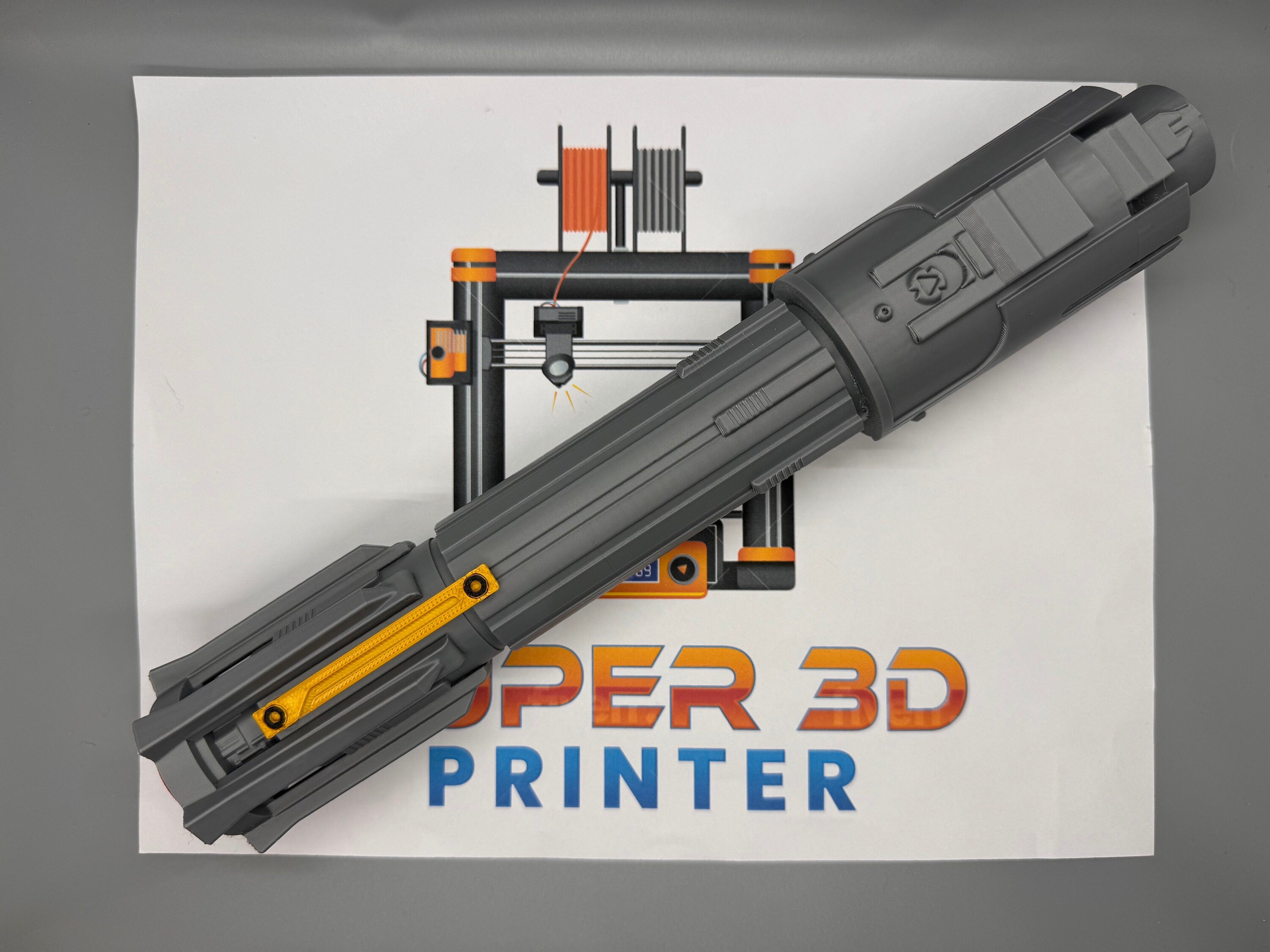 Ben Solo's Lightsaber Bouquet Holder| Full Color | No Paint Required | 3D Printed | Star Wars Wedding