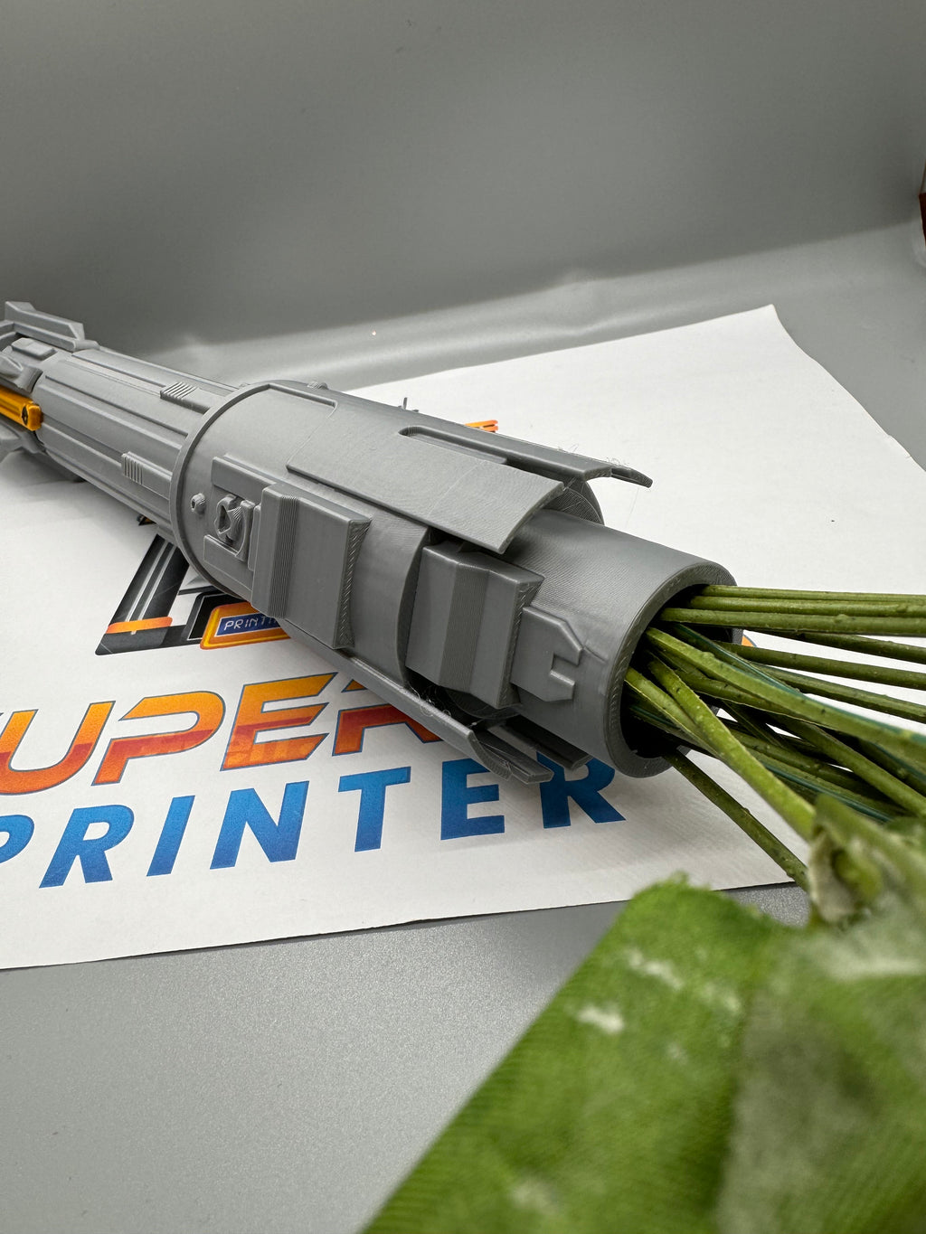 Ben Solo's Lightsaber Bouquet Holder| Full Color | No Paint Required | 3D Printed | Star Wars Wedding