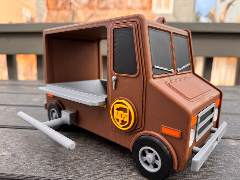 Bird Feeder | UPS Truck | 3D Printed