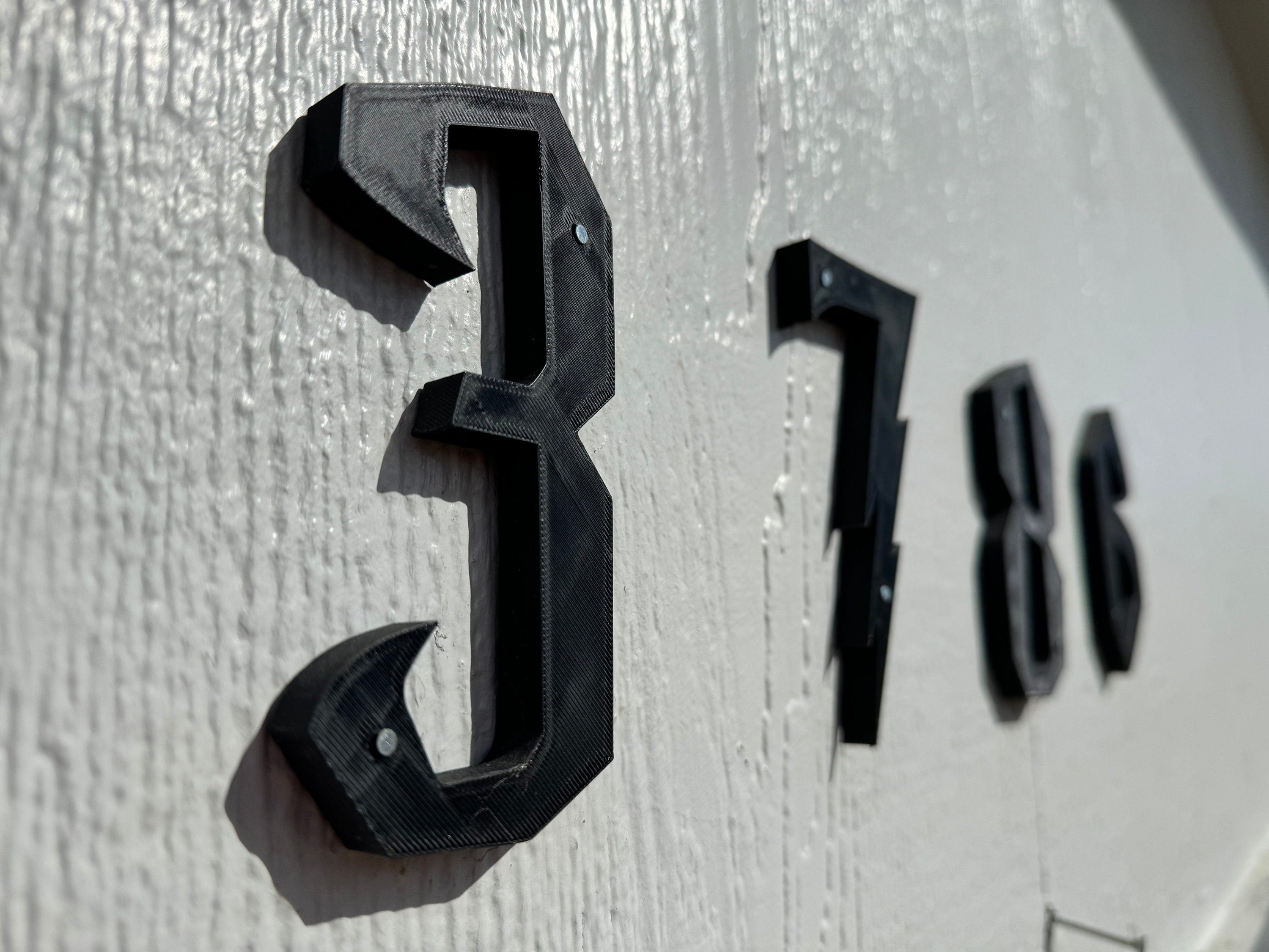 Wizarding Address Numbers | Weather Resistant-| Hogwarts-Harry Potter | Magic | 3D Printed | Wizard and Witch | Halloween | Multiple Colors