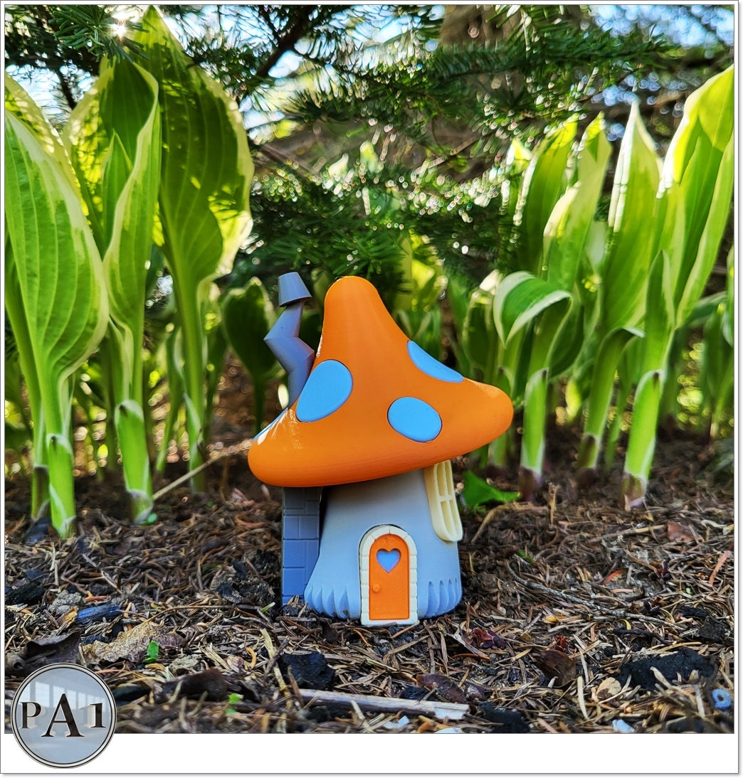 Enchanted Orchard: 3D Printed Summer Fruit and Veggie Fairy Garden | In Color | Whimsical Miniature Wonderland for Fairies and Garden Lovers