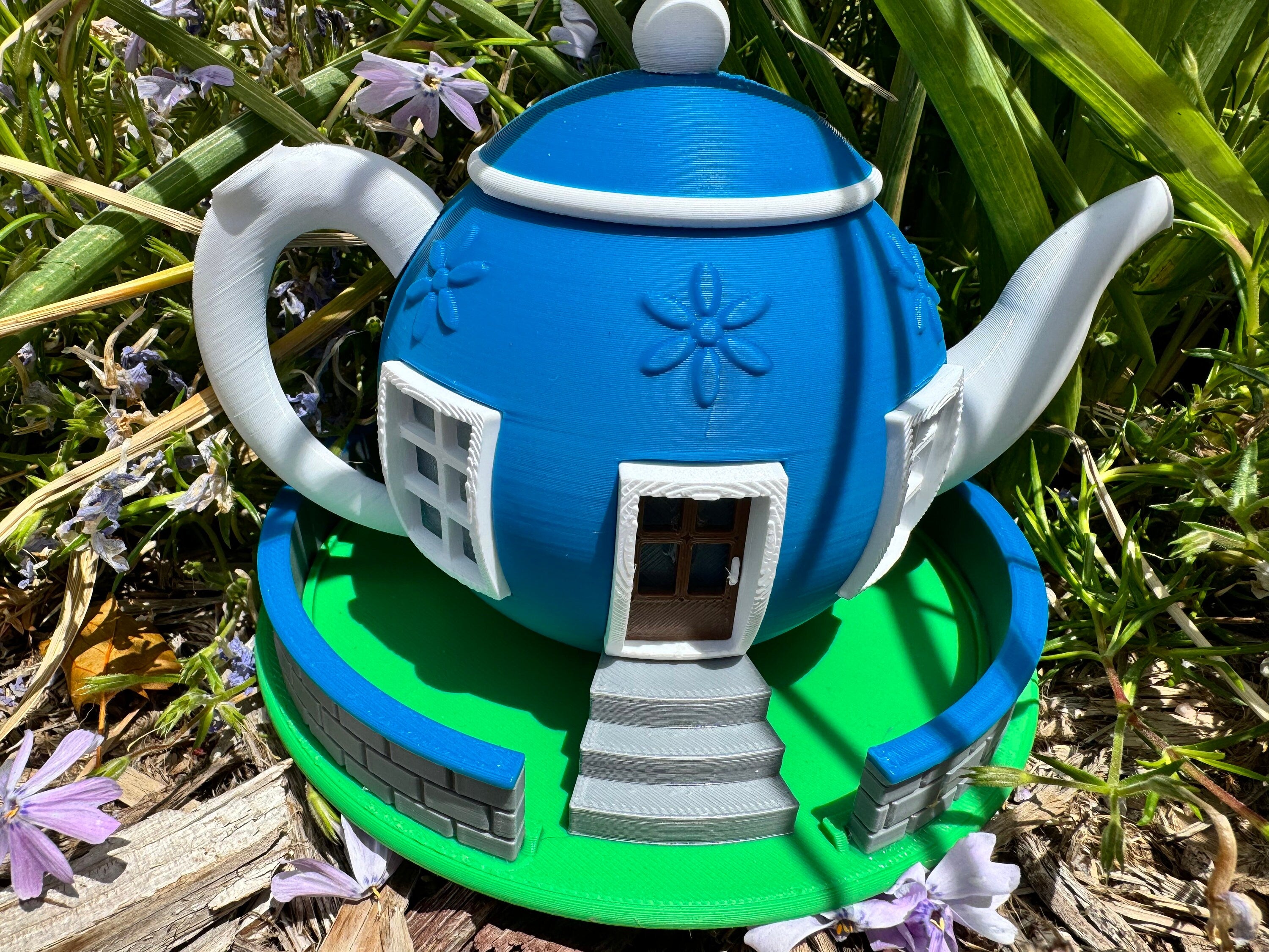 Enchanted Orchard: 3D Printed Summer Fruit and Veggie Fairy Garden | In Color | Whimsical Miniature Wonderland for Fairies and Garden Lovers