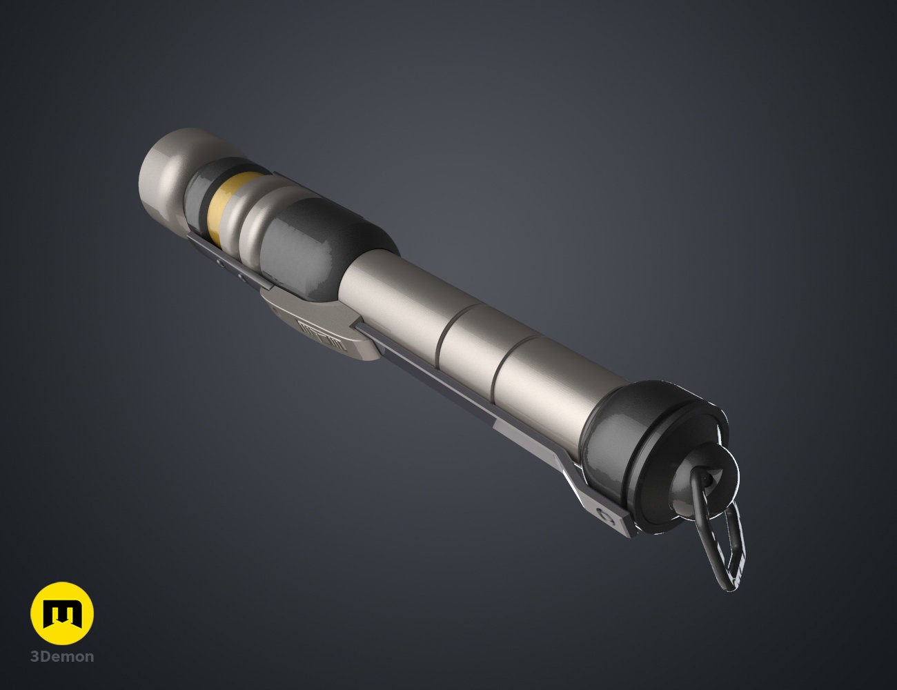Qu Rahn Lightsaber | No Paint Required | 3D Printed | Dark Forces | Clone Wars | Lightsaber Display Mount on Desk or Wall