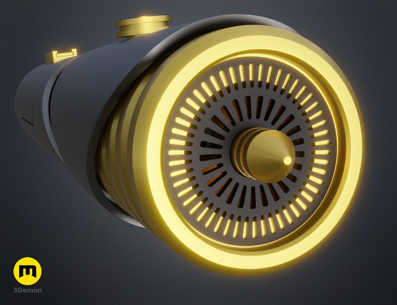 Depa Billaba Lightsaber | No Paint Required | 3D Printed | Jedi | Republic | Lightsaber Display Mount on Desk or Wall