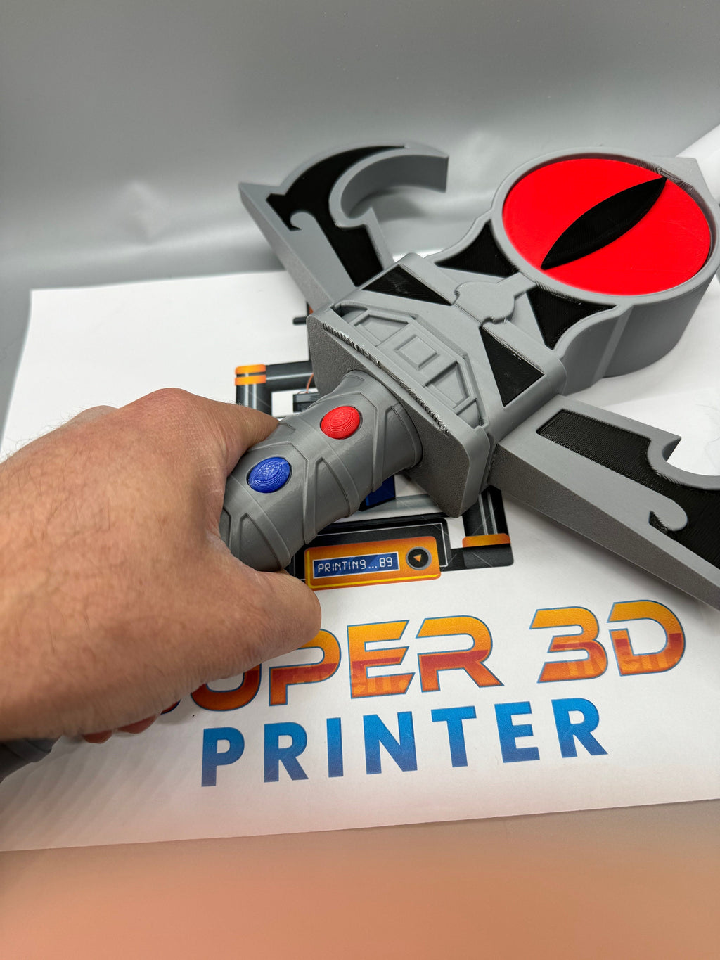 Thundercats Sword of Omens Lightsaber: 3D Printed, Light-Up with Sound