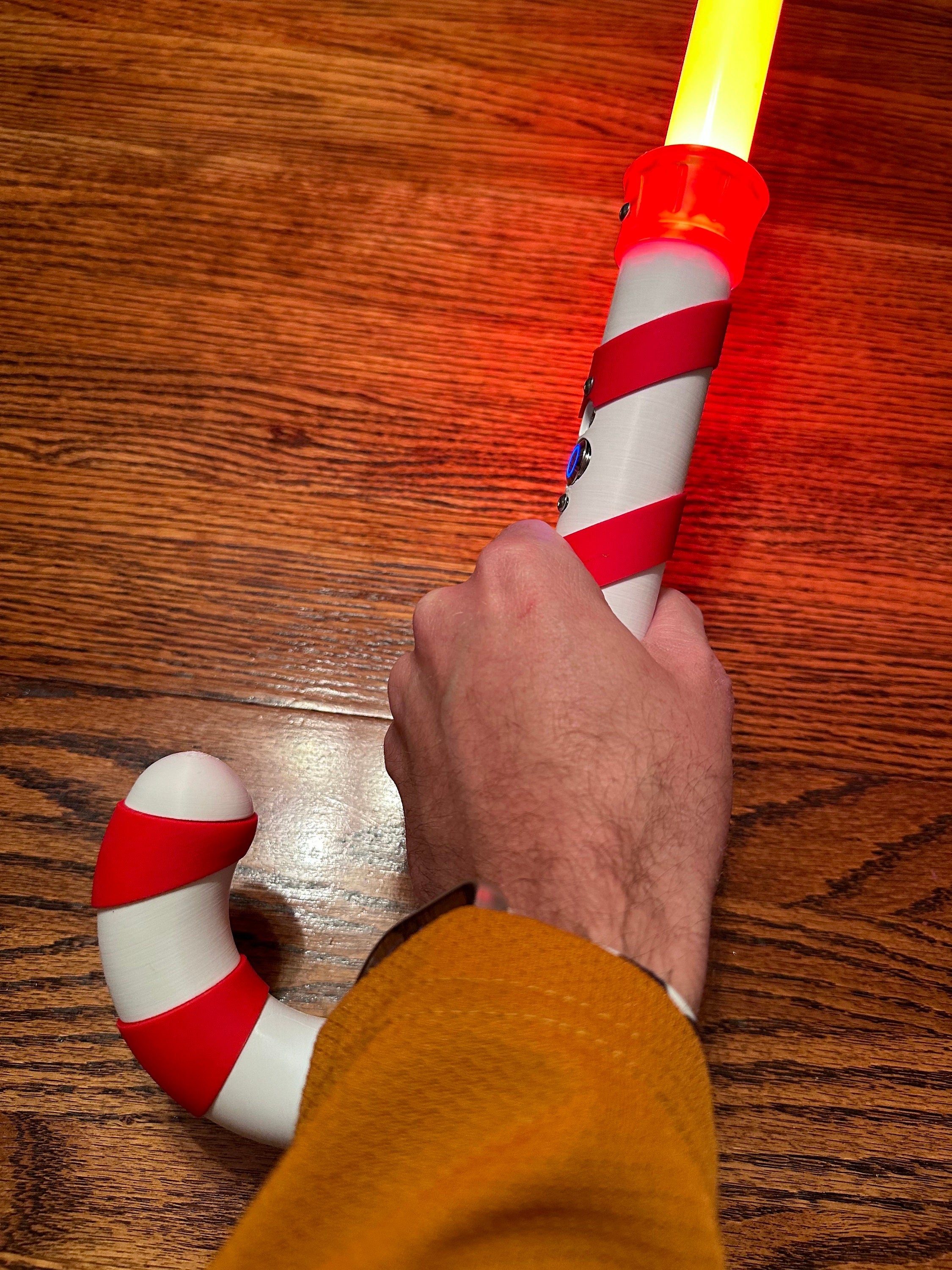 Santa's Lightsaber | Working Light up with Sound | Fully Functional Lightsaber | No Paint Required | 3D Printed