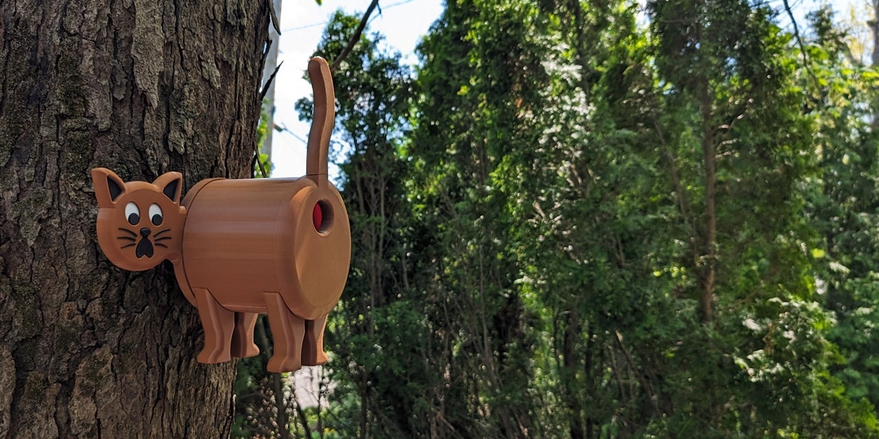 Bird House | The Cat | 3D Printed