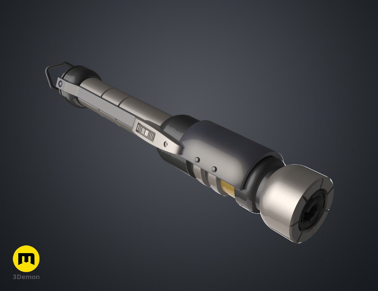Qu Rahn Lightsaber | No Paint Required | 3D Printed | Dark Forces | Clone Wars | Lightsaber Display Mount on Desk or Wall