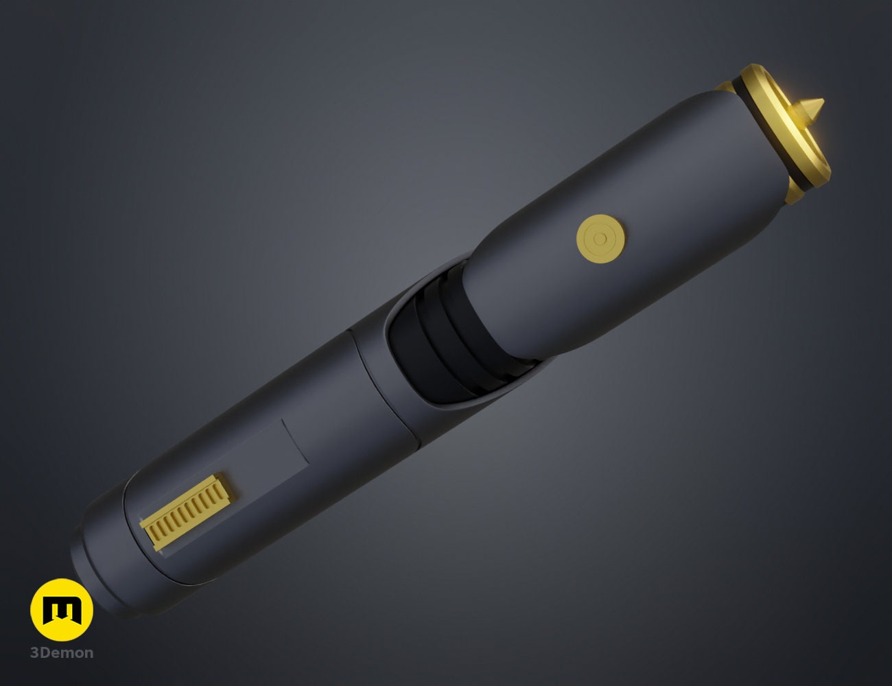 Depa Billaba Lightsaber | No Paint Required | 3D Printed | Jedi | Republic | Lightsaber Display Mount on Desk or Wall