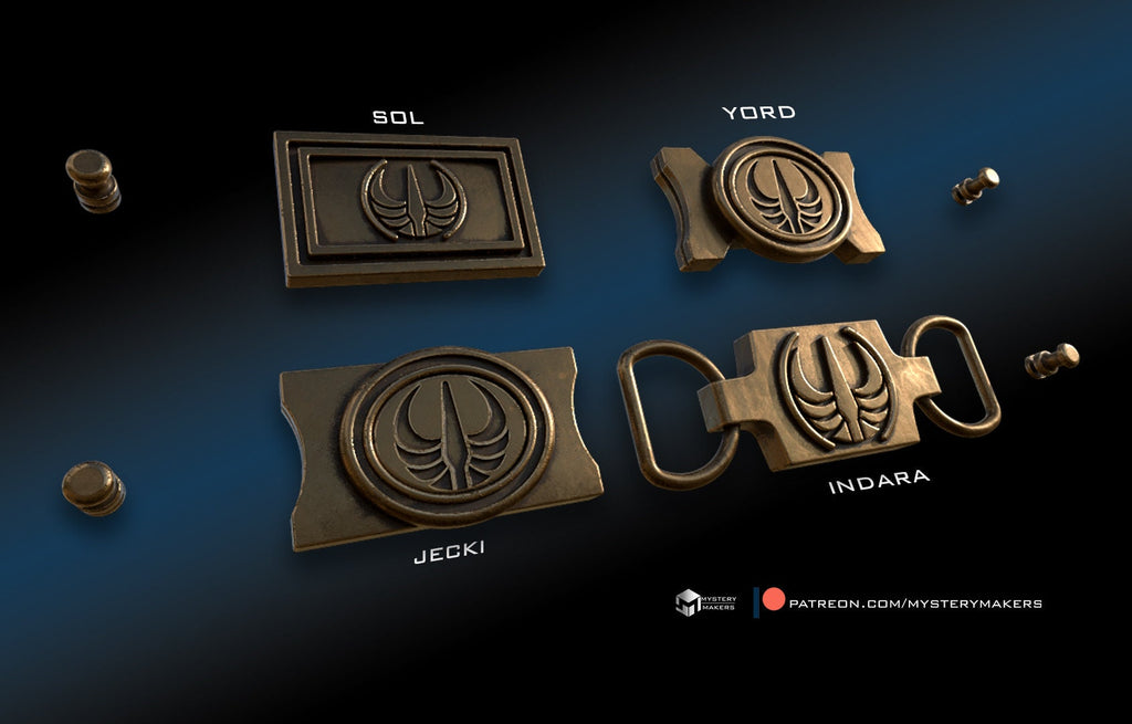 Belt Buckles | High Republic Jedi Order| 3D Printed Plastic | Acolyte | Cosplay Costume