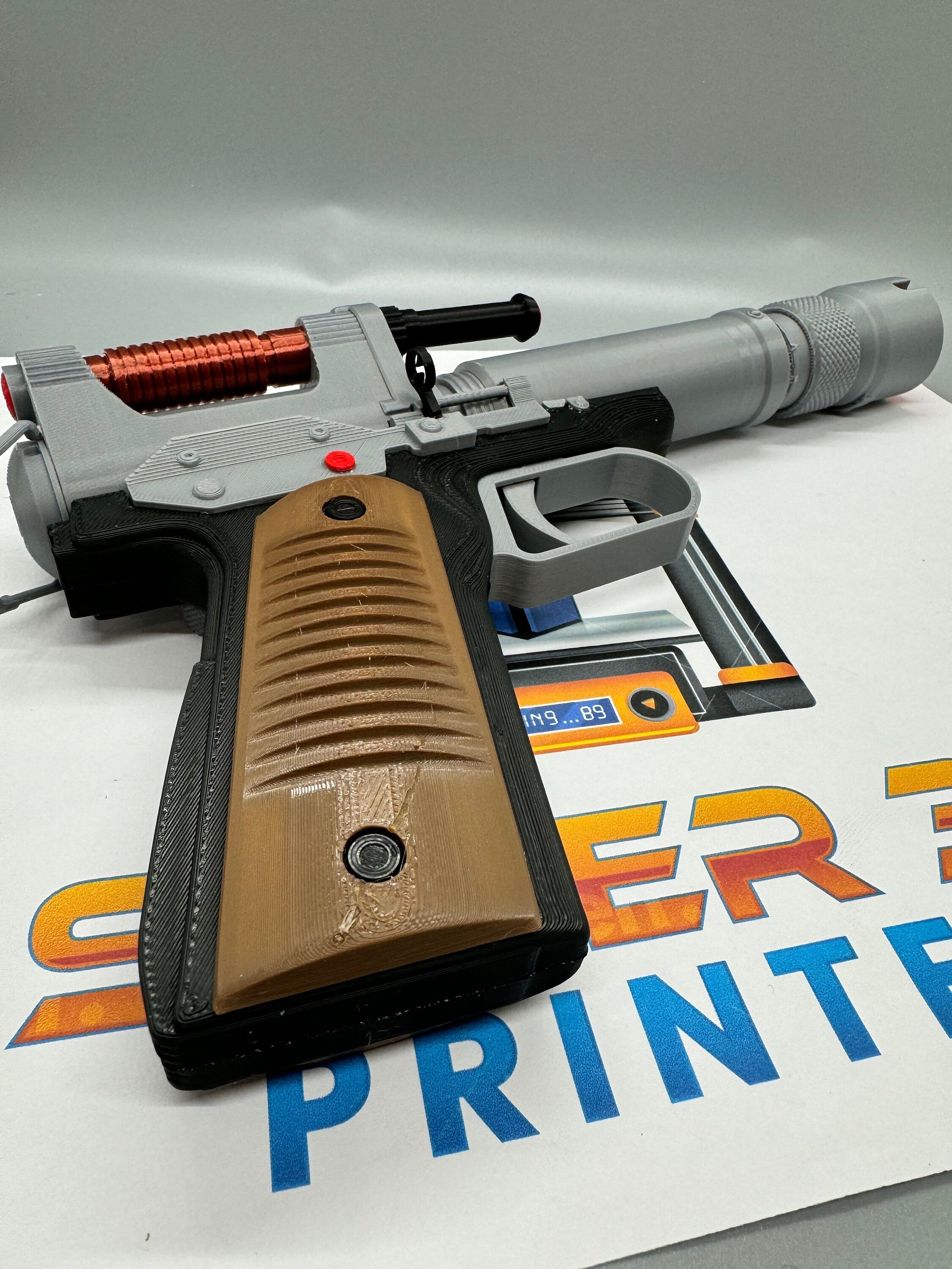Kay Vess Blaster VM-19 Toy | Fully Assembled | No Paint Required | 3D Printed | Galactic Empire | Pyke | Movie Prop-Non-Functional