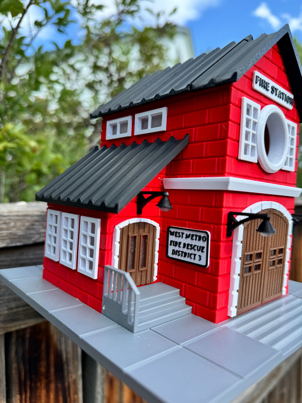 Bird House | Fire Station | 3D Printed