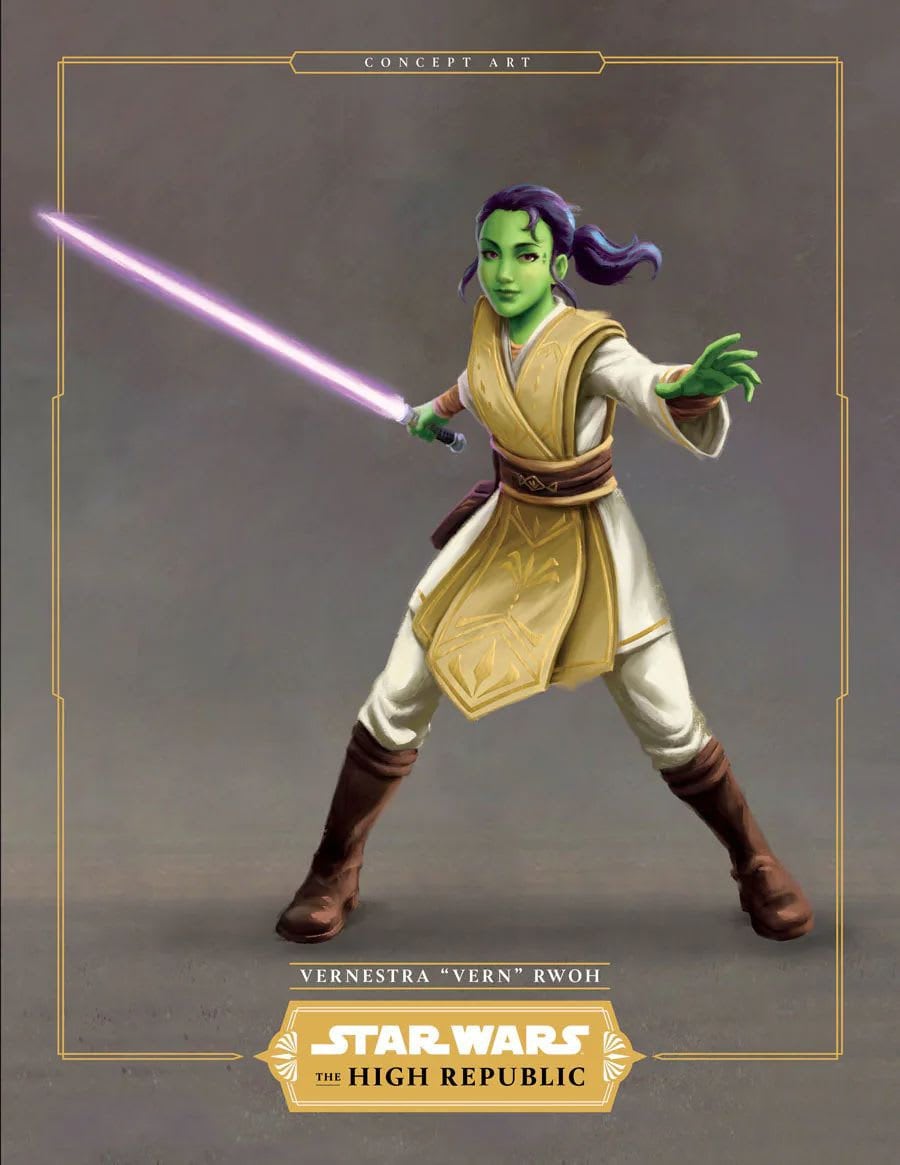 Vernestra Rwoh Lightsaber: Acolyte and High Republic 3D Printed Prop